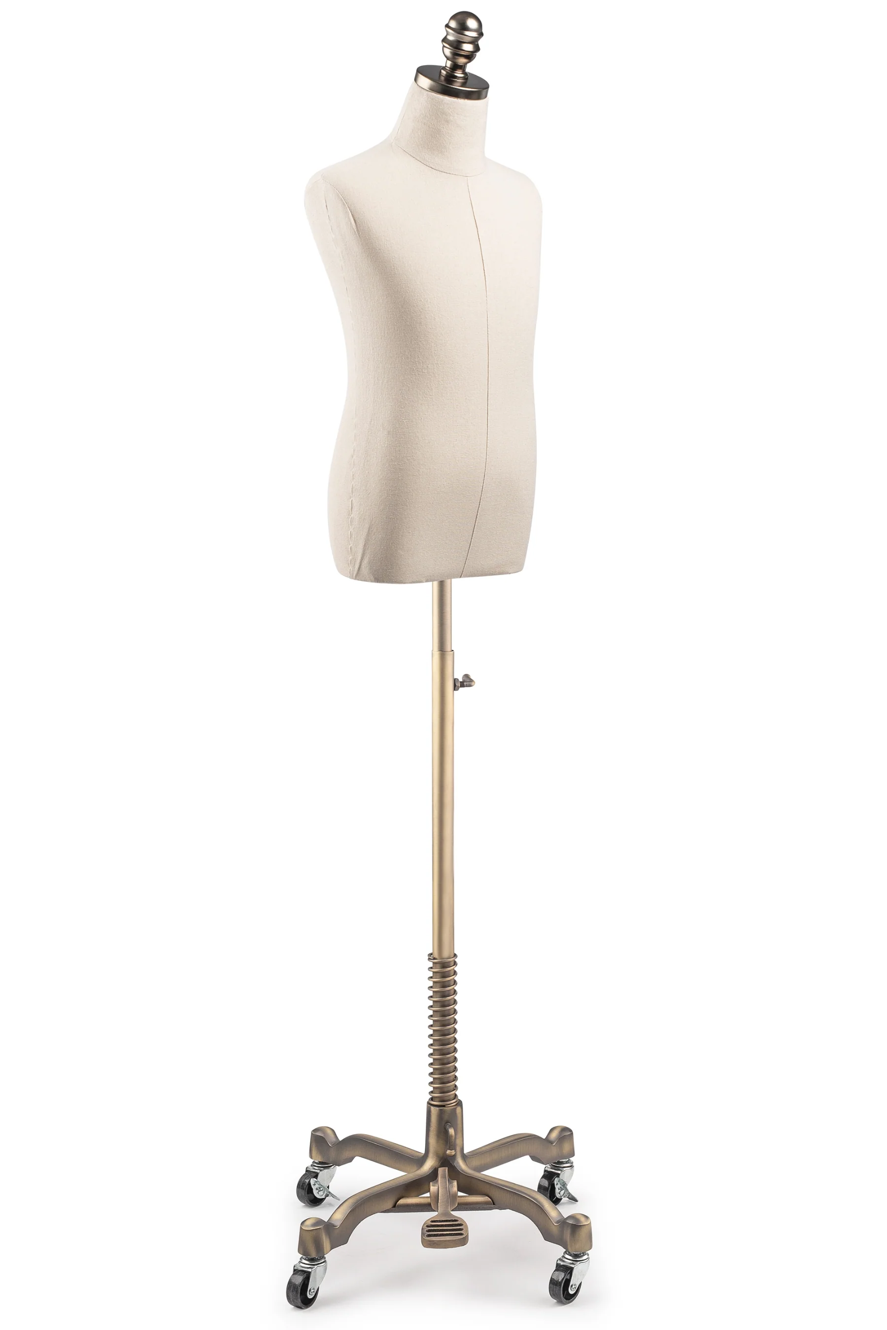 Child Display Dress Form on Metal Rolling Base - Image 11