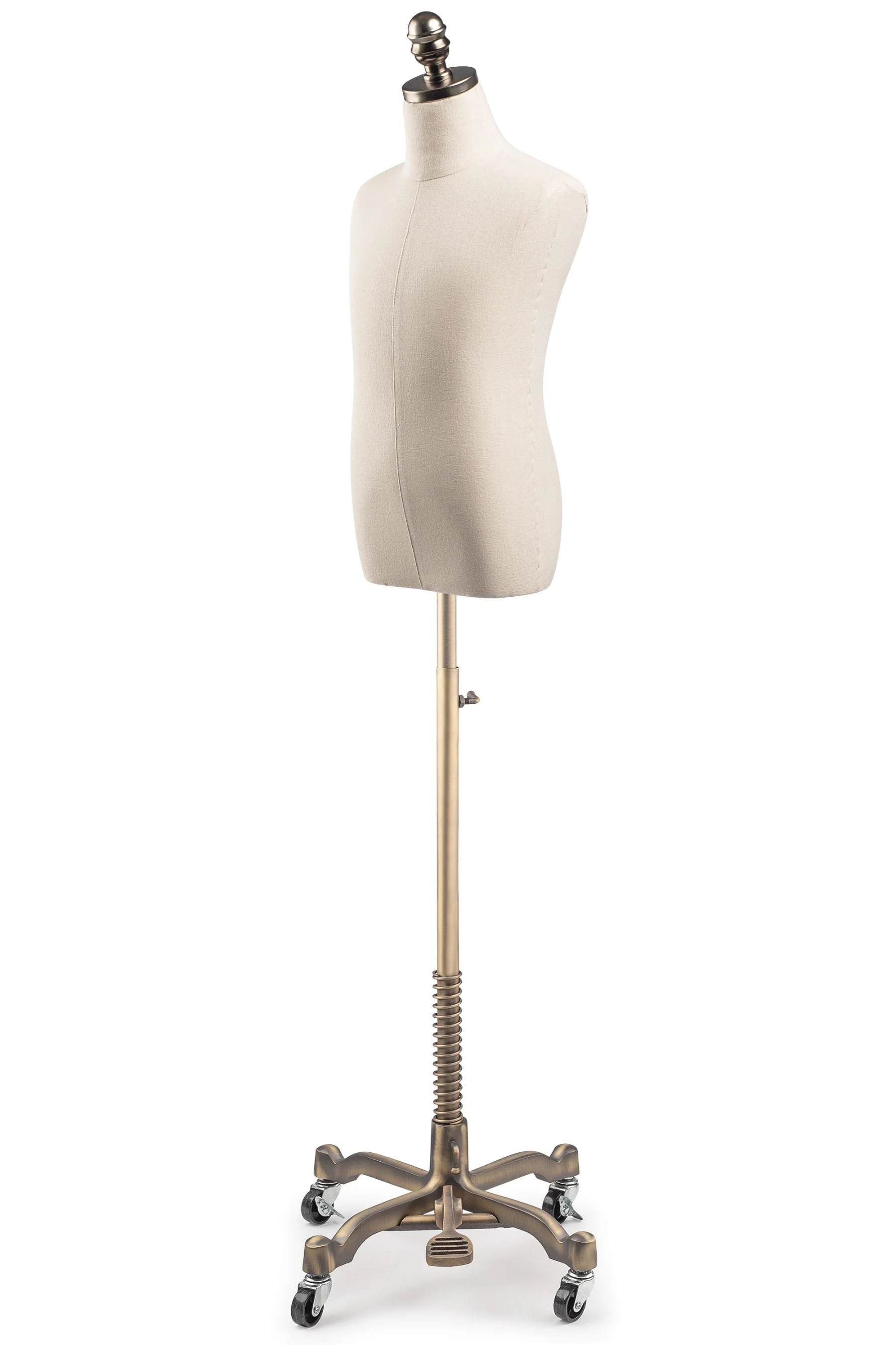 Child Display Dress Form on Metal Rolling Base - Image 12