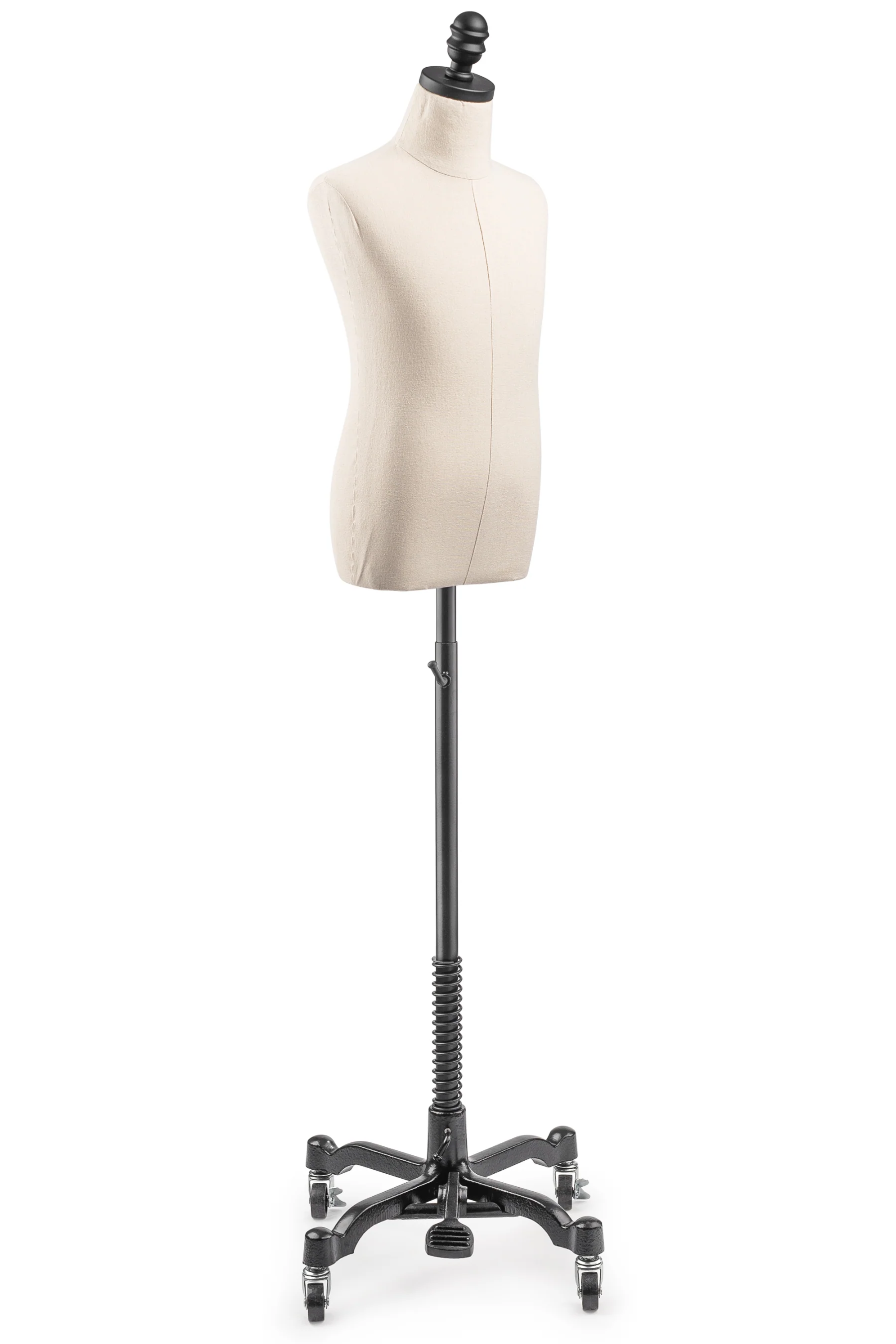 Child Display Dress Form on Metal Rolling Base - Image 3