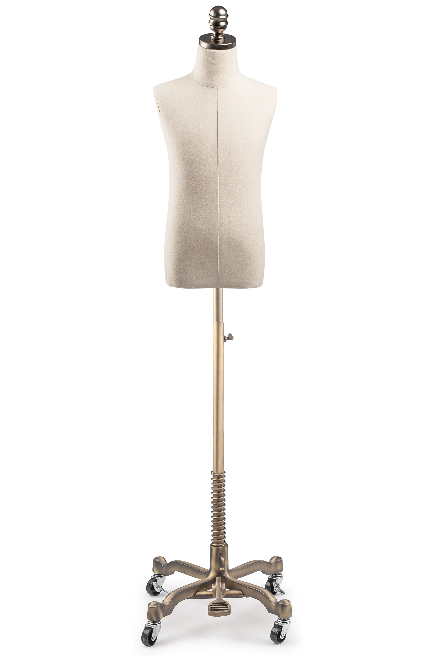 Child Display Dress Form on Metal Rolling Base - Image 9