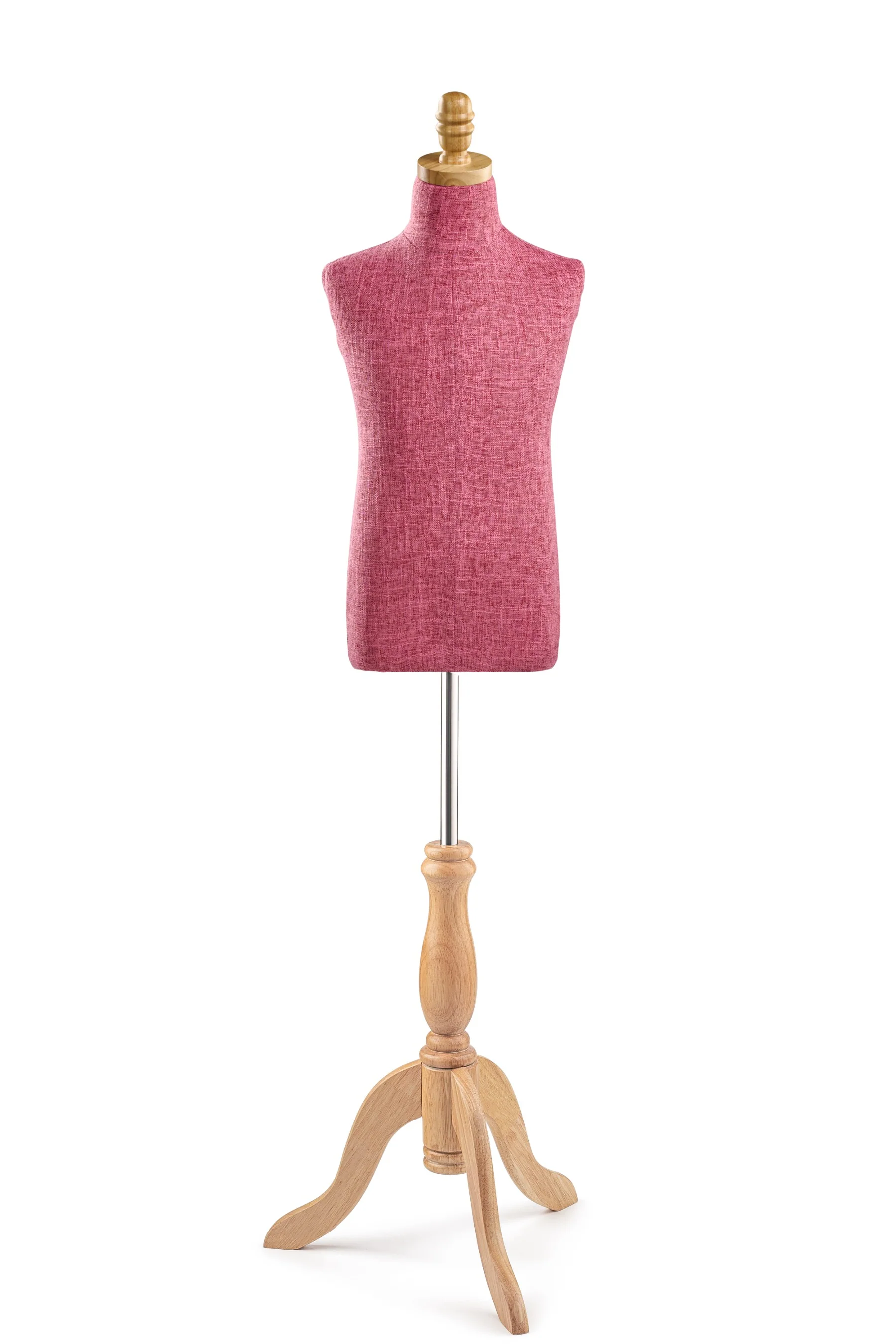 Child Display Dress Form on Wood Tripod Base - Image 26
