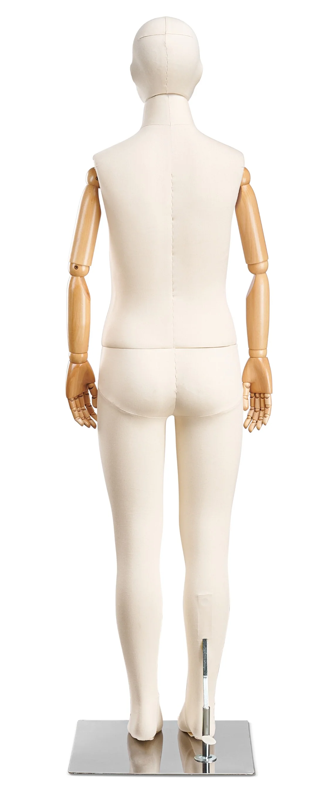 Child Fabric Wrapped Mannequin in Standing or Sitting Pose w/ Articulating Arms (WP Series) - Image 16