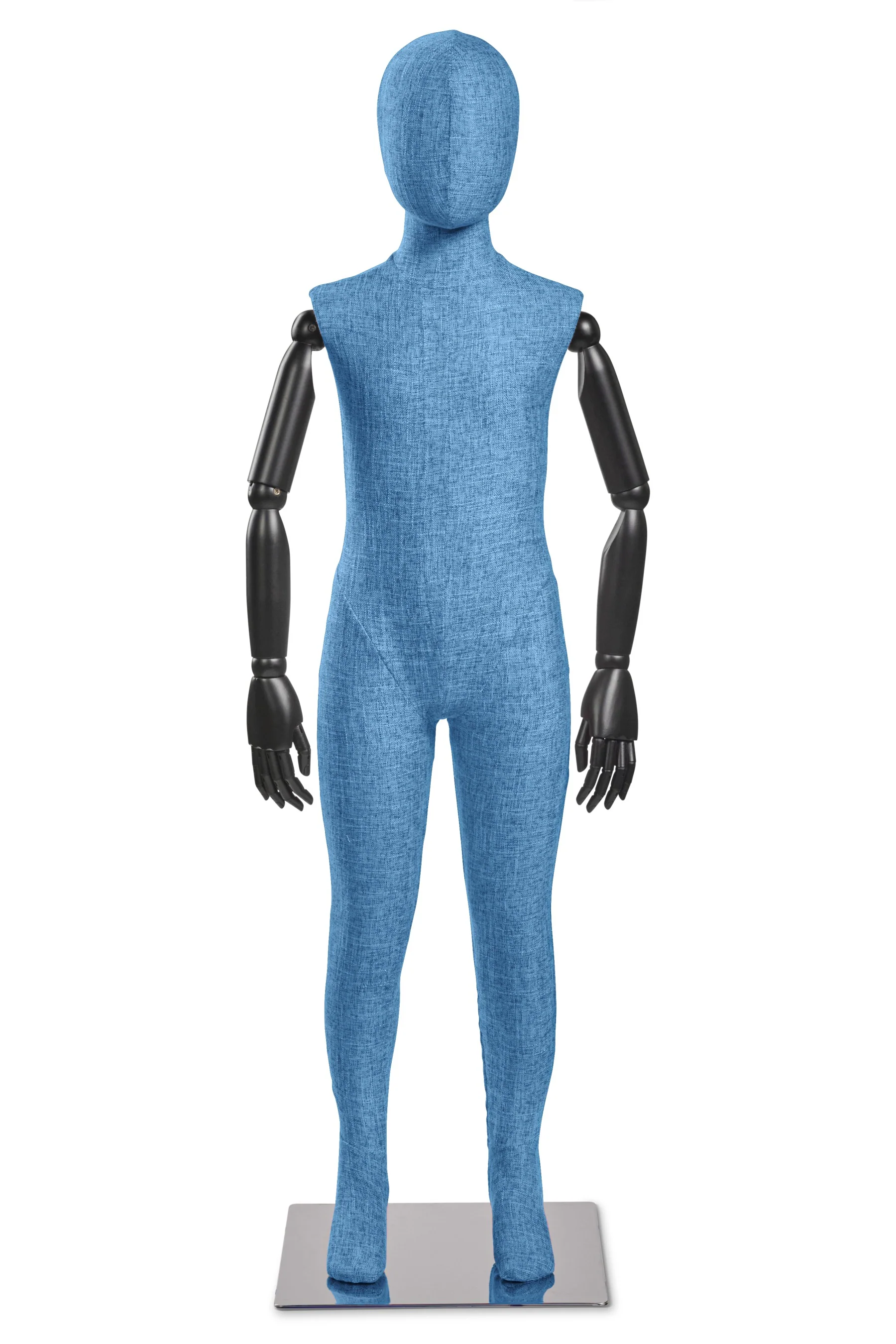 Child Fabric Wrapped Mannequin in Standing or Sitting Pose w/ Articulating Arms (WP Series) - Image 27