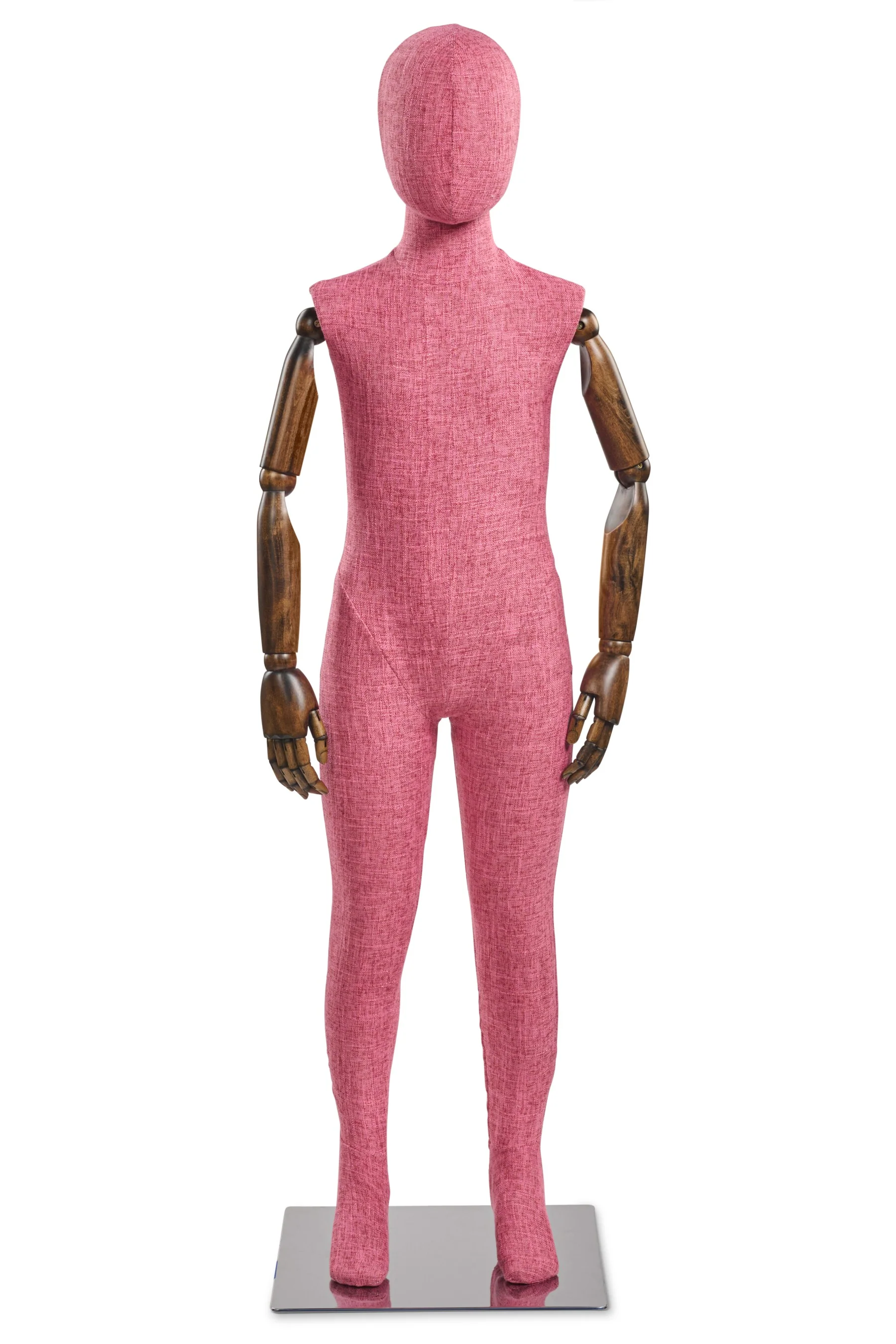 Child Fabric Wrapped Mannequin in Standing or Sitting Pose w/ Articulating Arms (WP Series) - Image 76