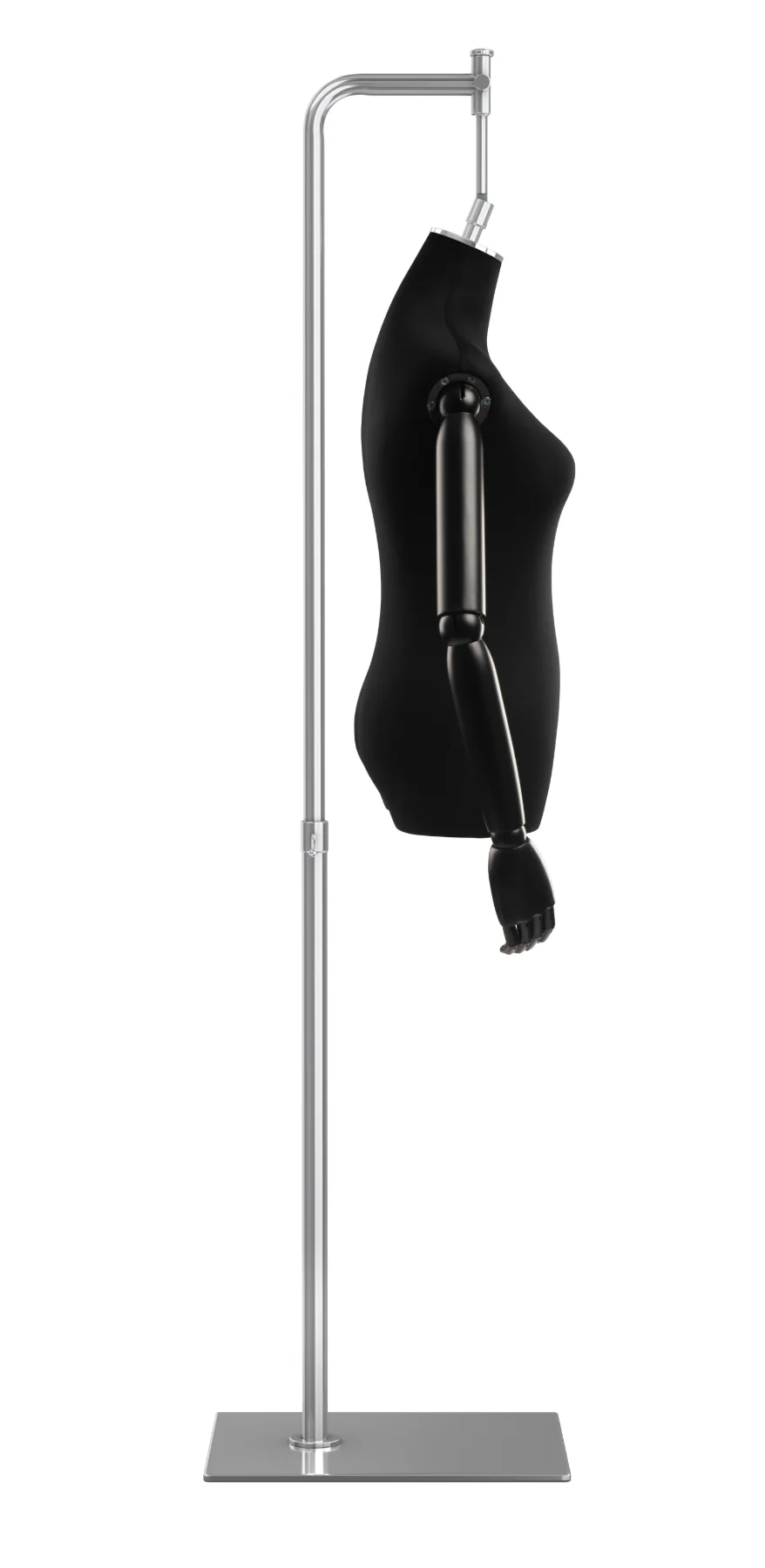 Female Display Dress Form on Metal Hanging Base (Head & Arms Version) - Image 66