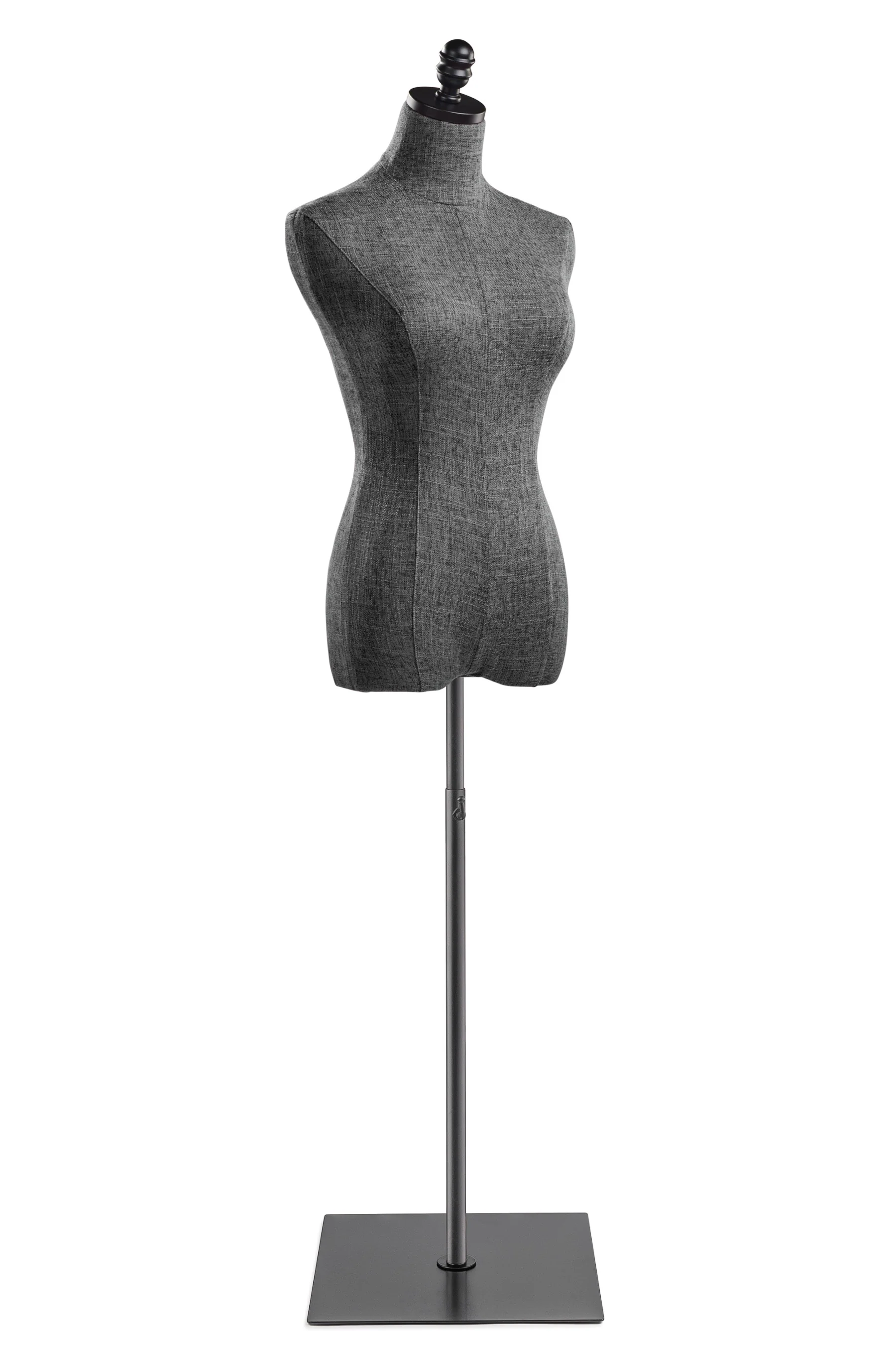 Female Display Dress Form on Metal Flat Base - Image 100