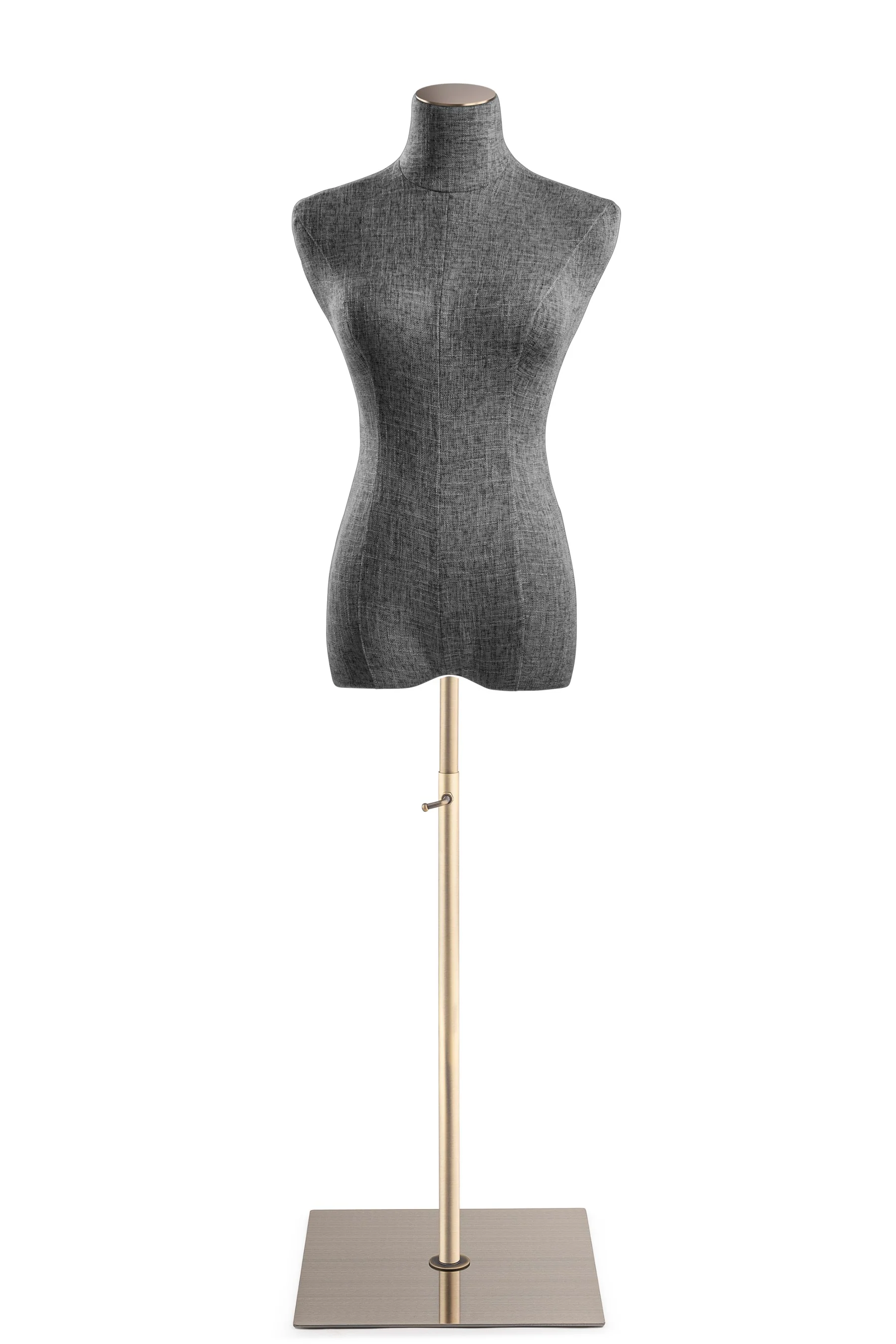 Female Display Dress Form on Metal Flat Base - Image 104