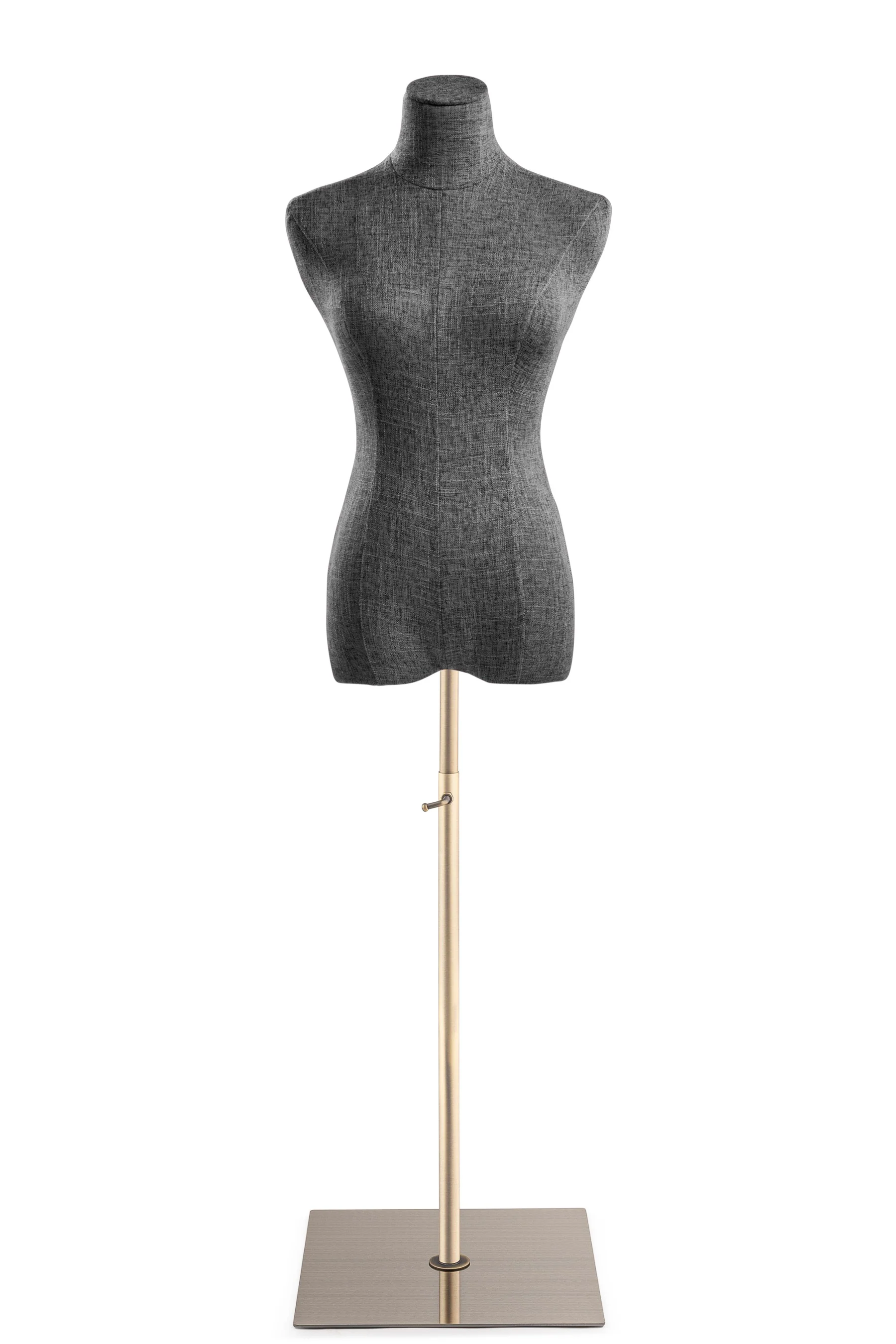 Female Display Dress Form on Metal Flat Base - Image 105