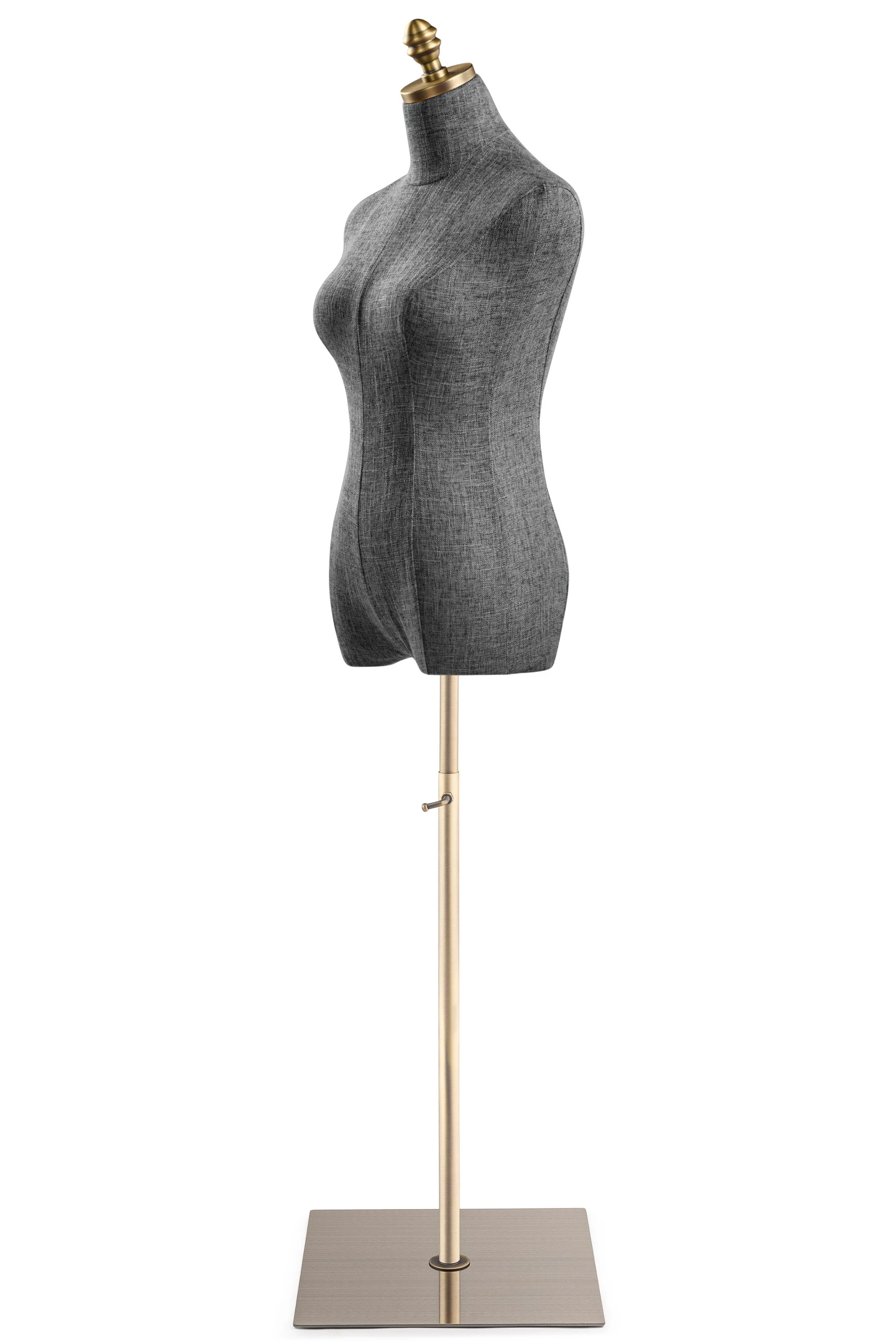 Female Display Dress Form on Metal Flat Base - Image 106