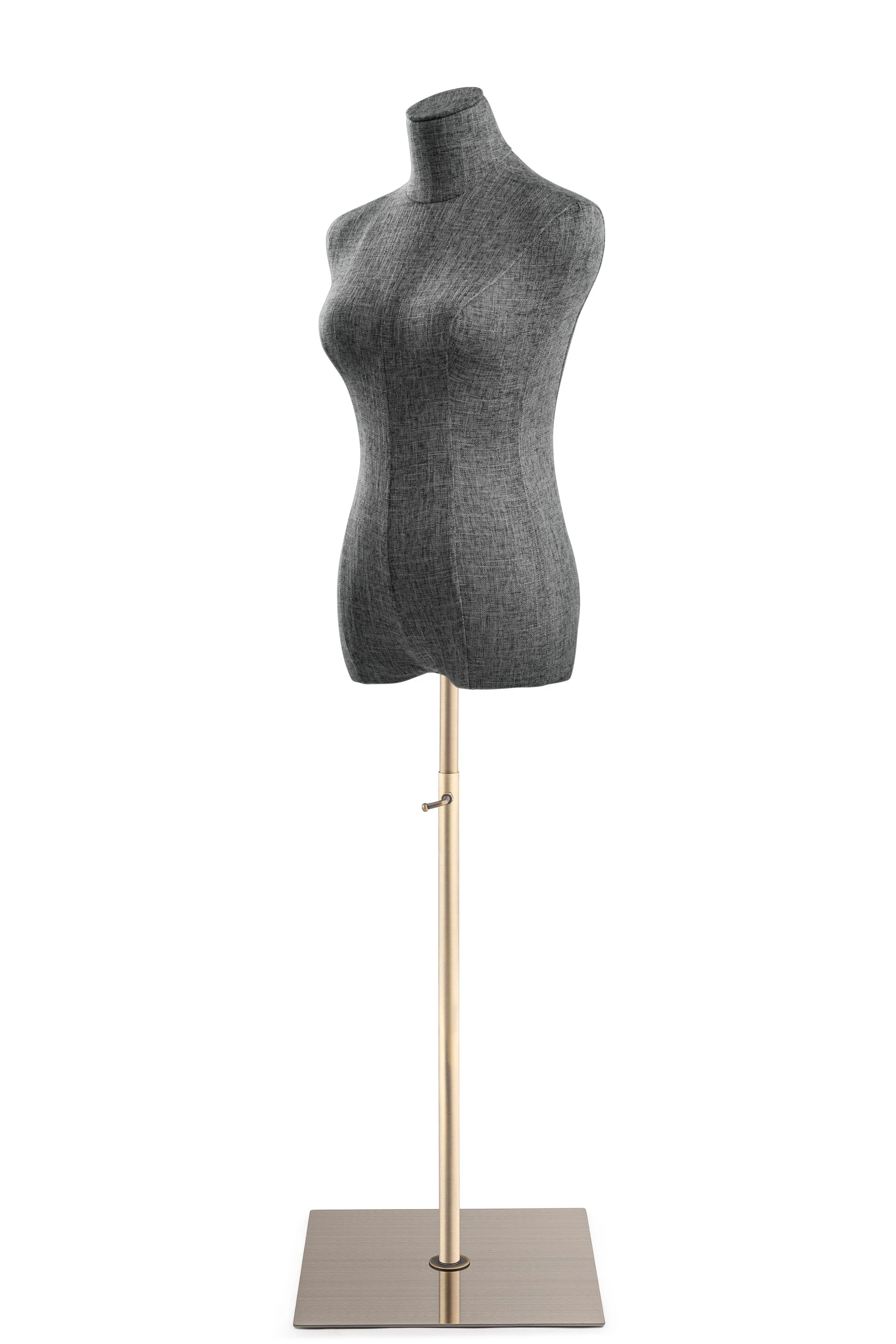 Female Display Dress Form on Metal Flat Base - Image 107