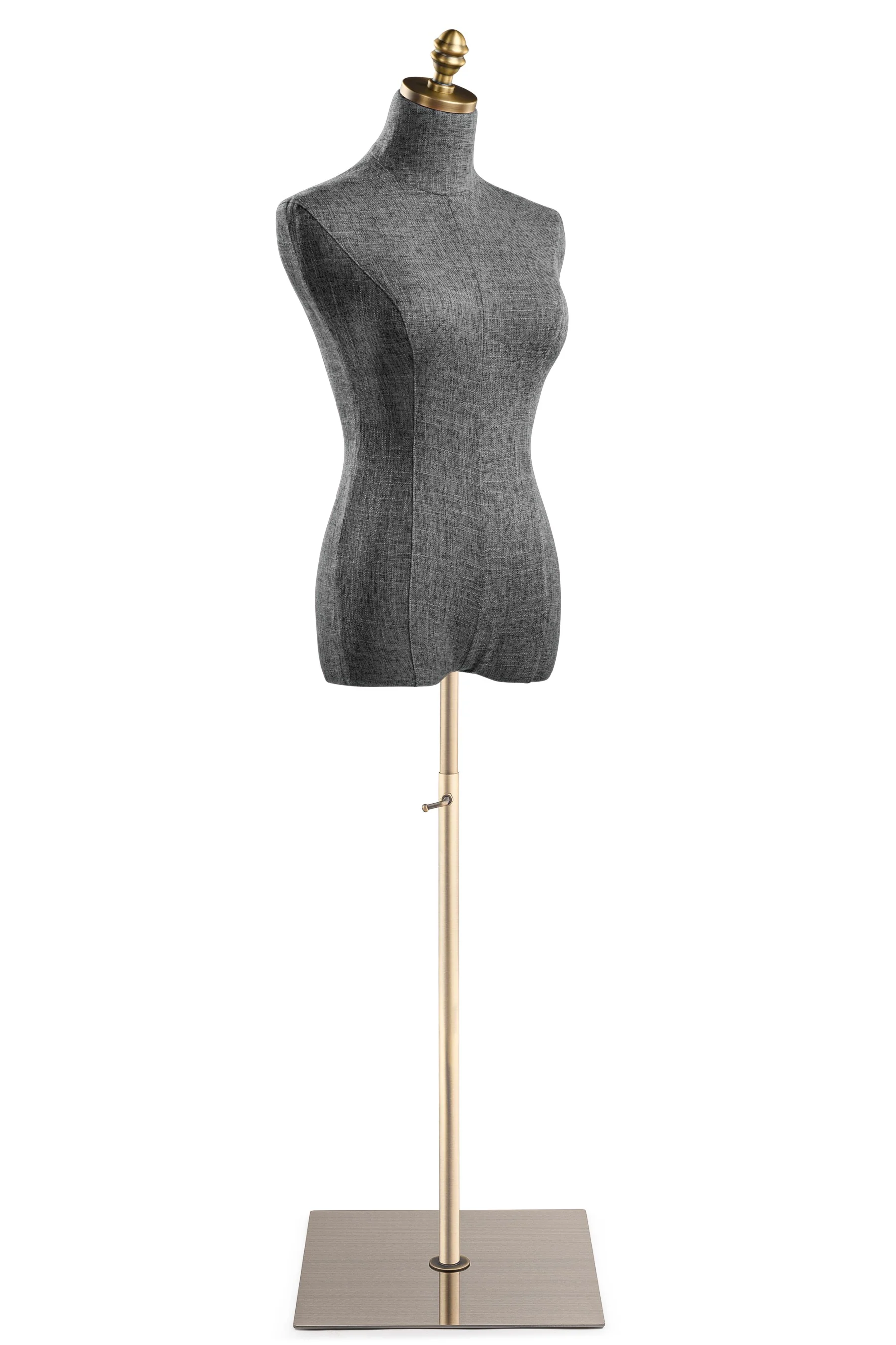 Female Display Dress Form on Metal Flat Base - Image 108