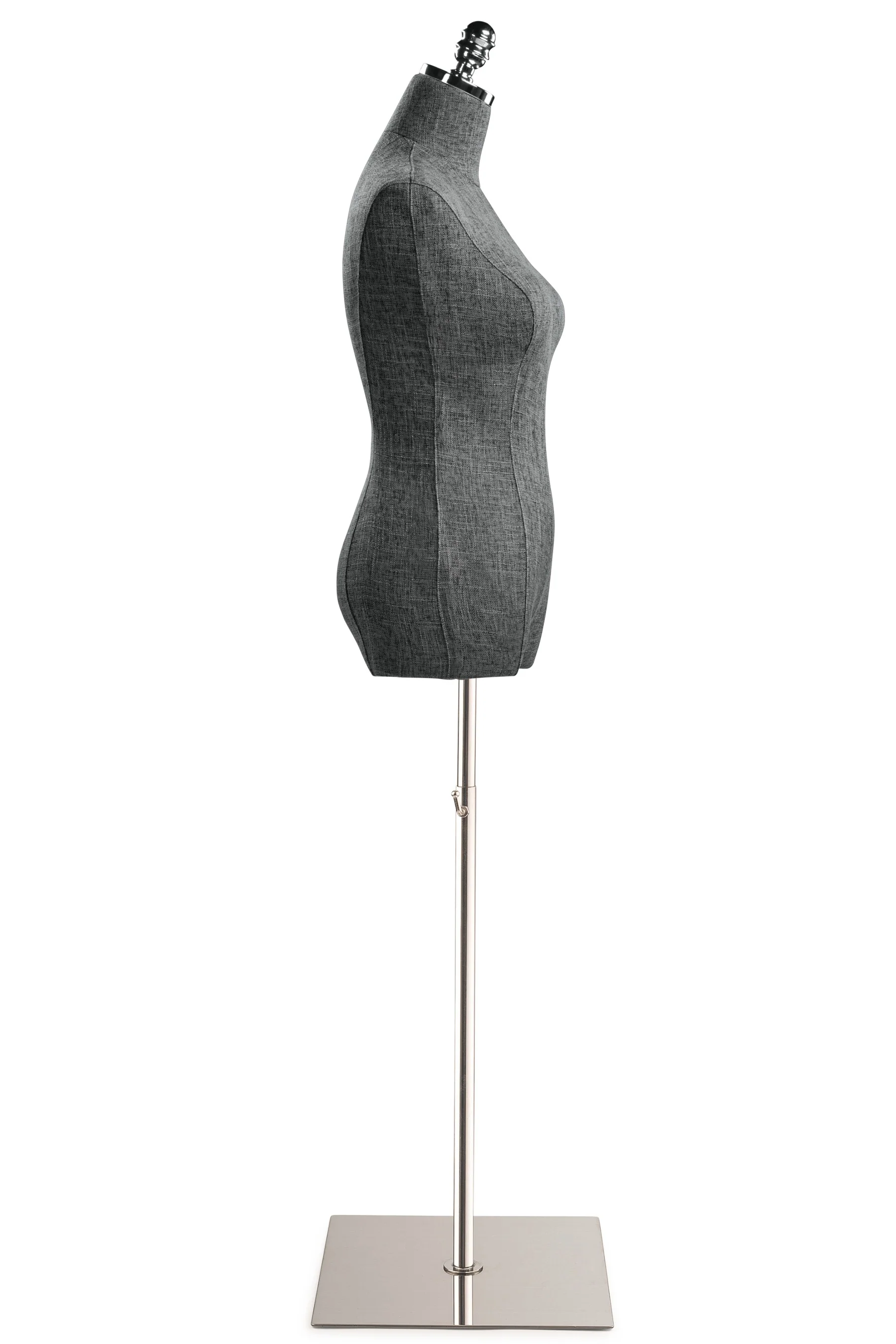 Female Display Dress Form on Metal Flat Base - Image 116