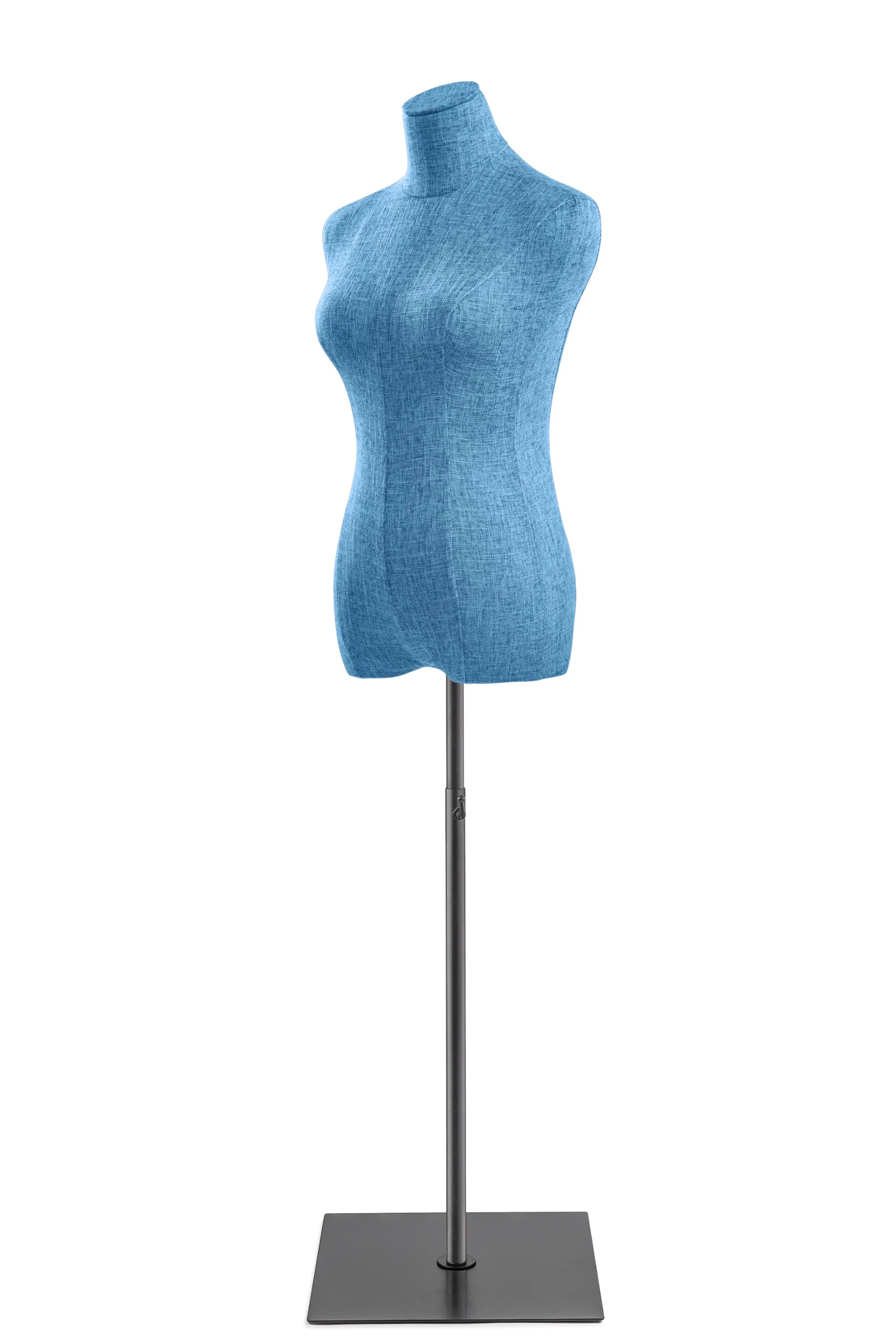 Female Display Dress Form on Metal Flat Base - Image 122