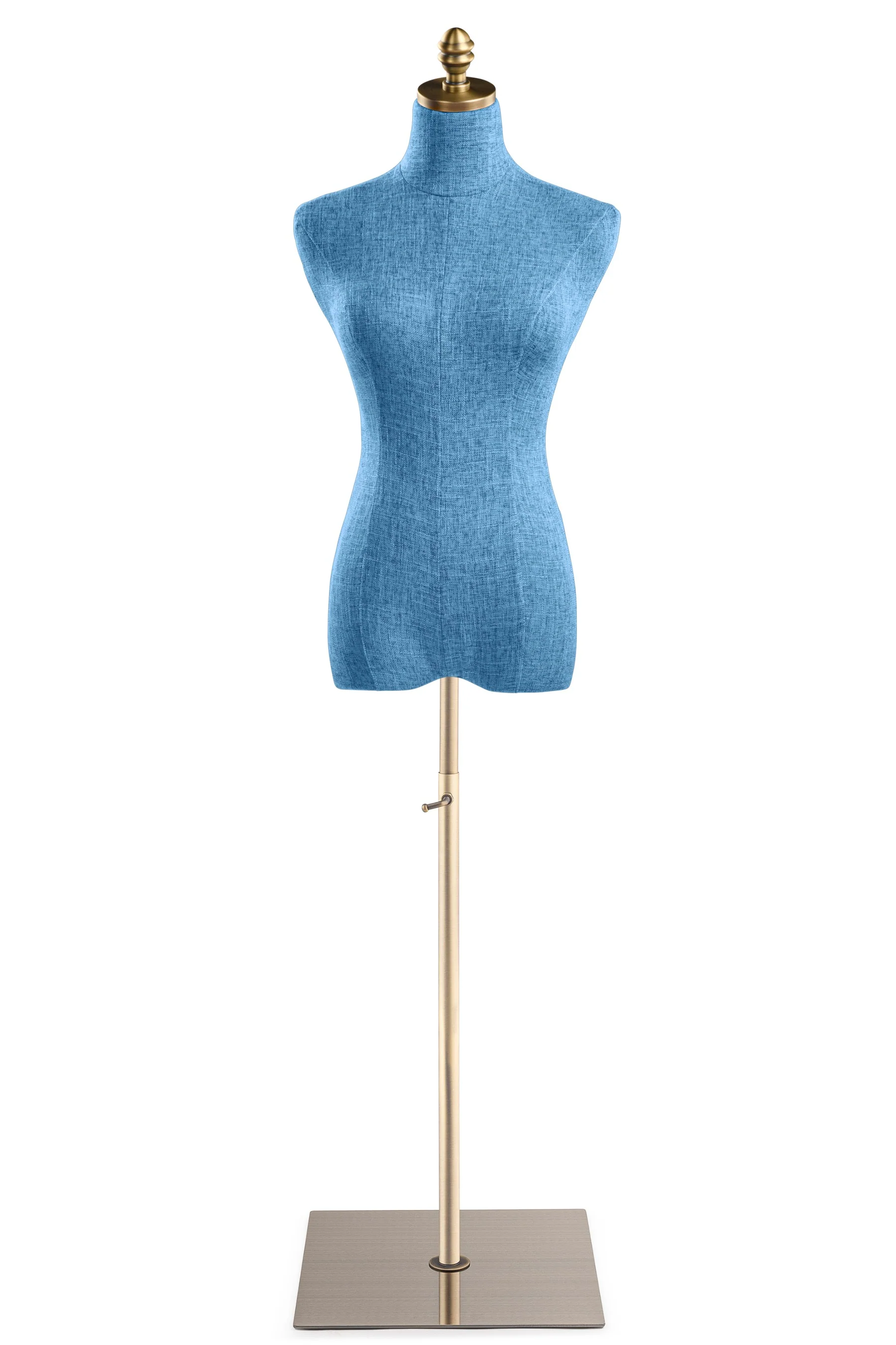 Female Display Dress Form on Metal Flat Base - Image 126