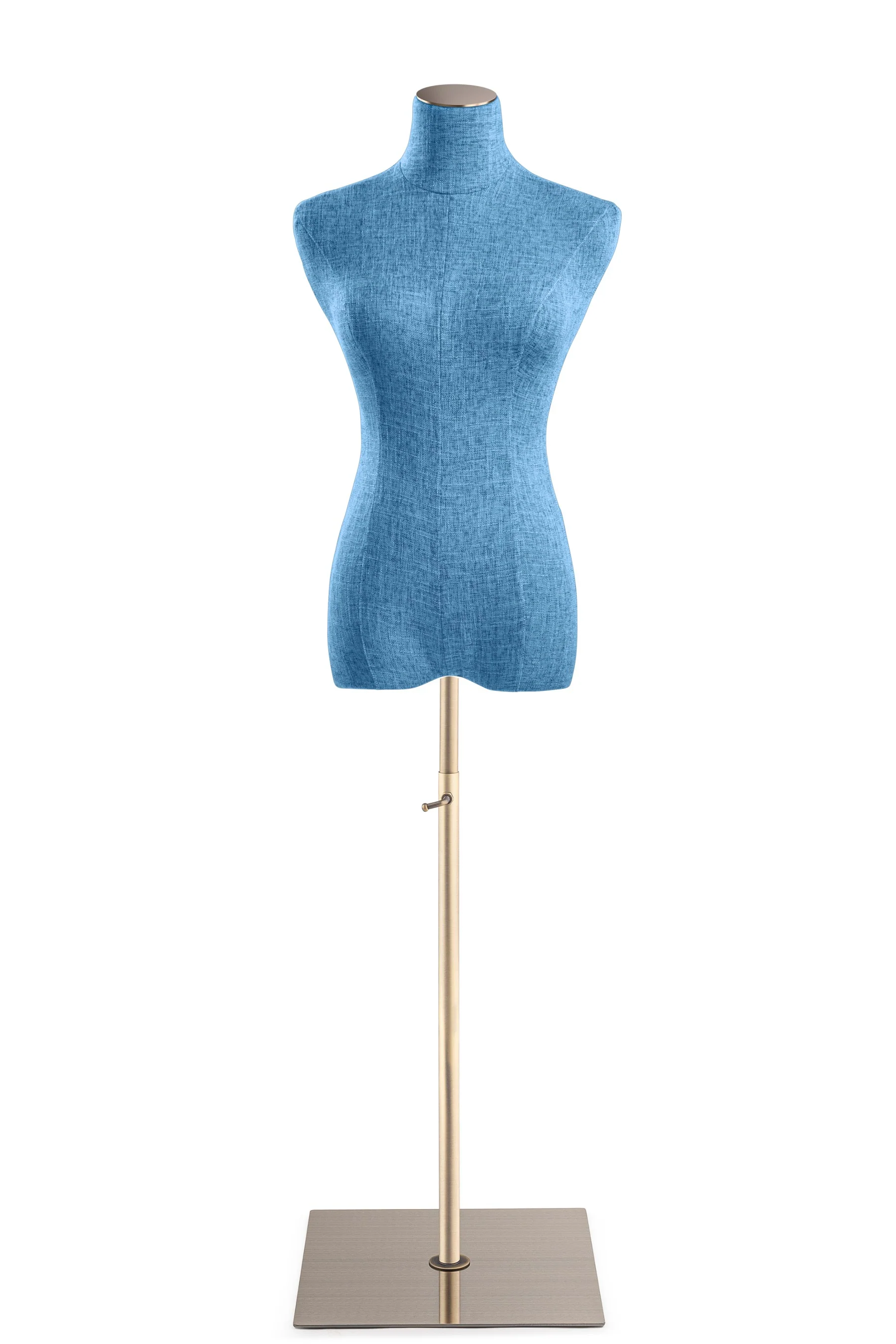 Female Display Dress Form on Metal Flat Base - Image 127