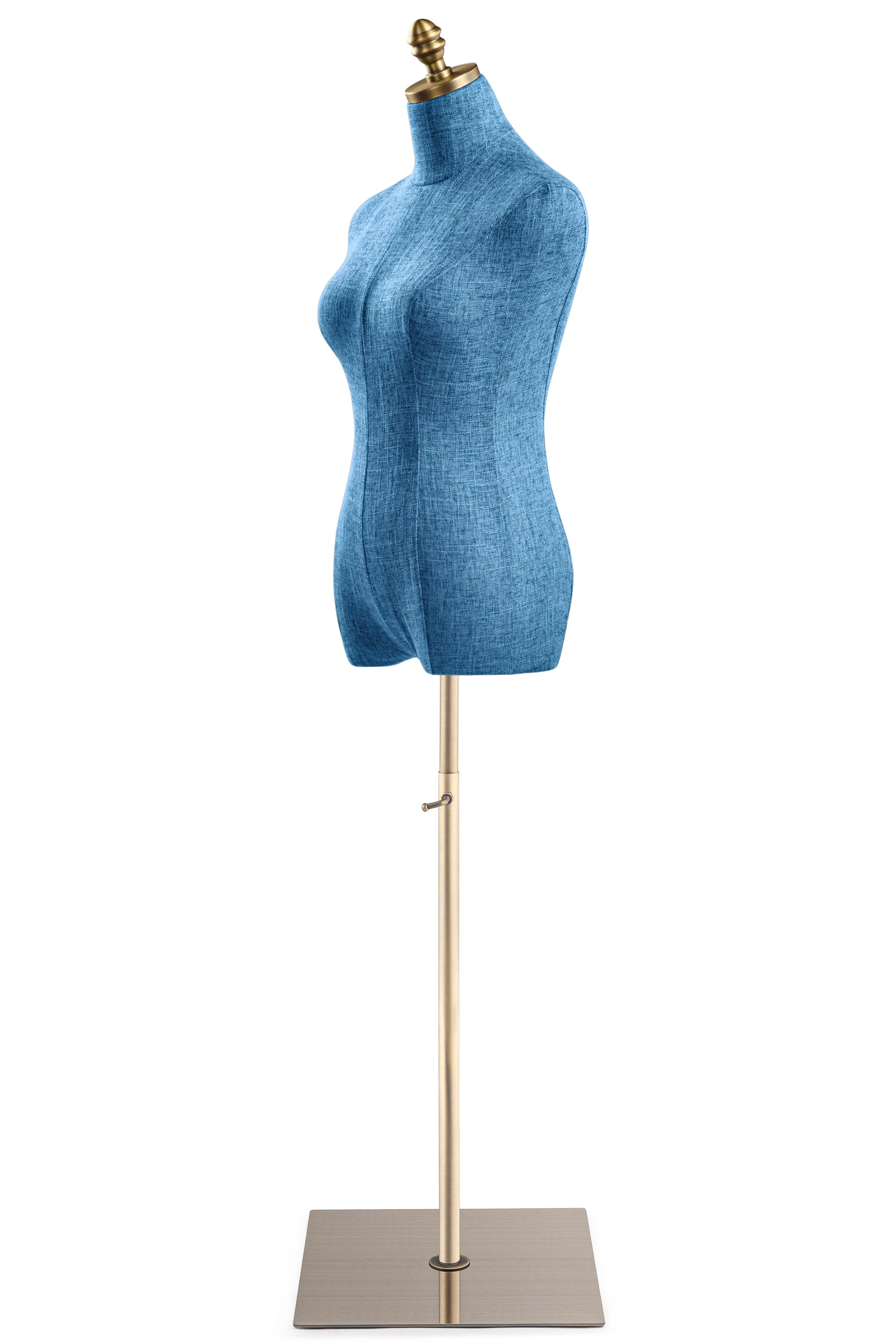 Female Display Dress Form on Metal Flat Base - Image 129