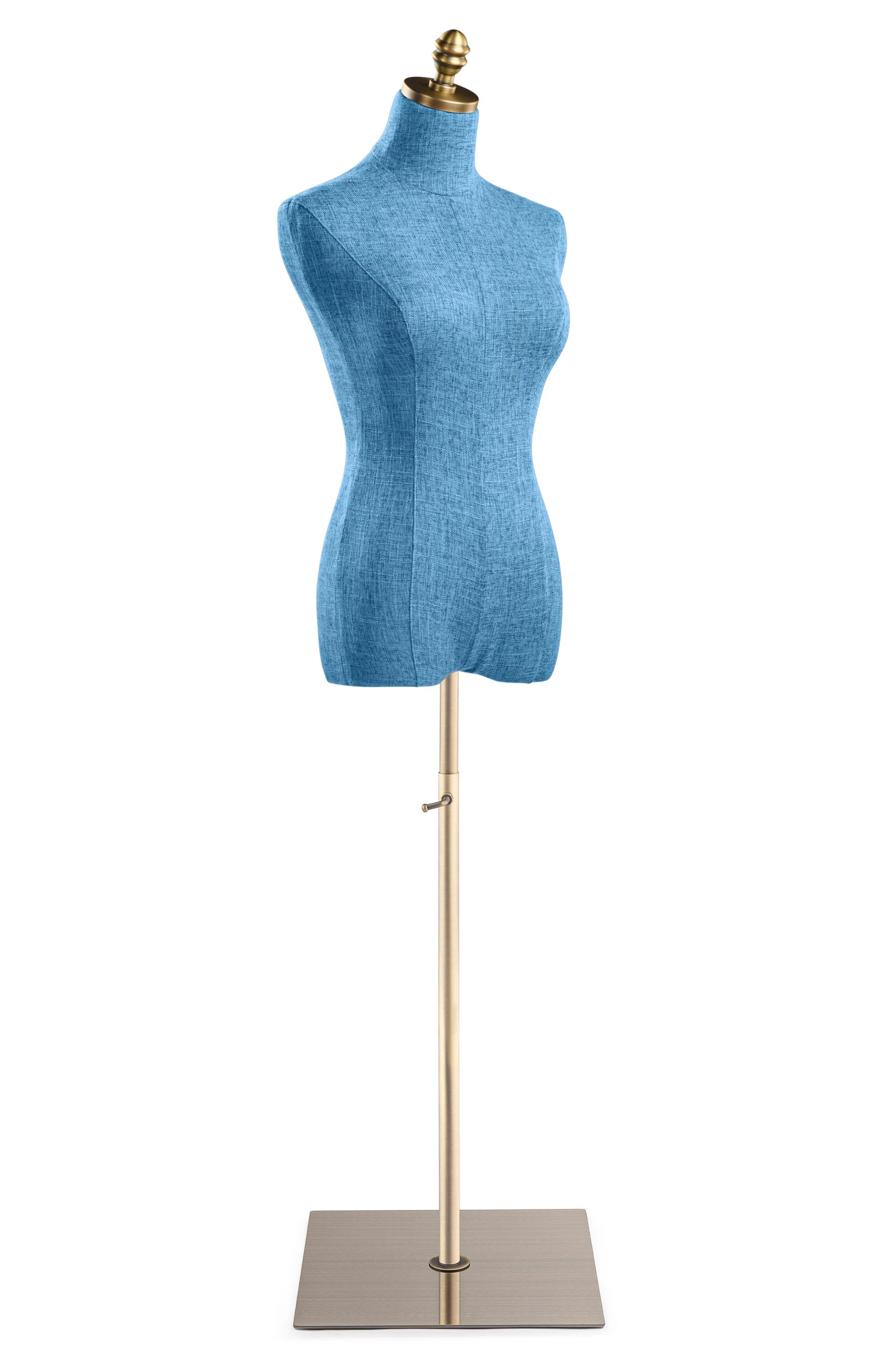 Female Display Dress Form on Metal Flat Base - Image 131