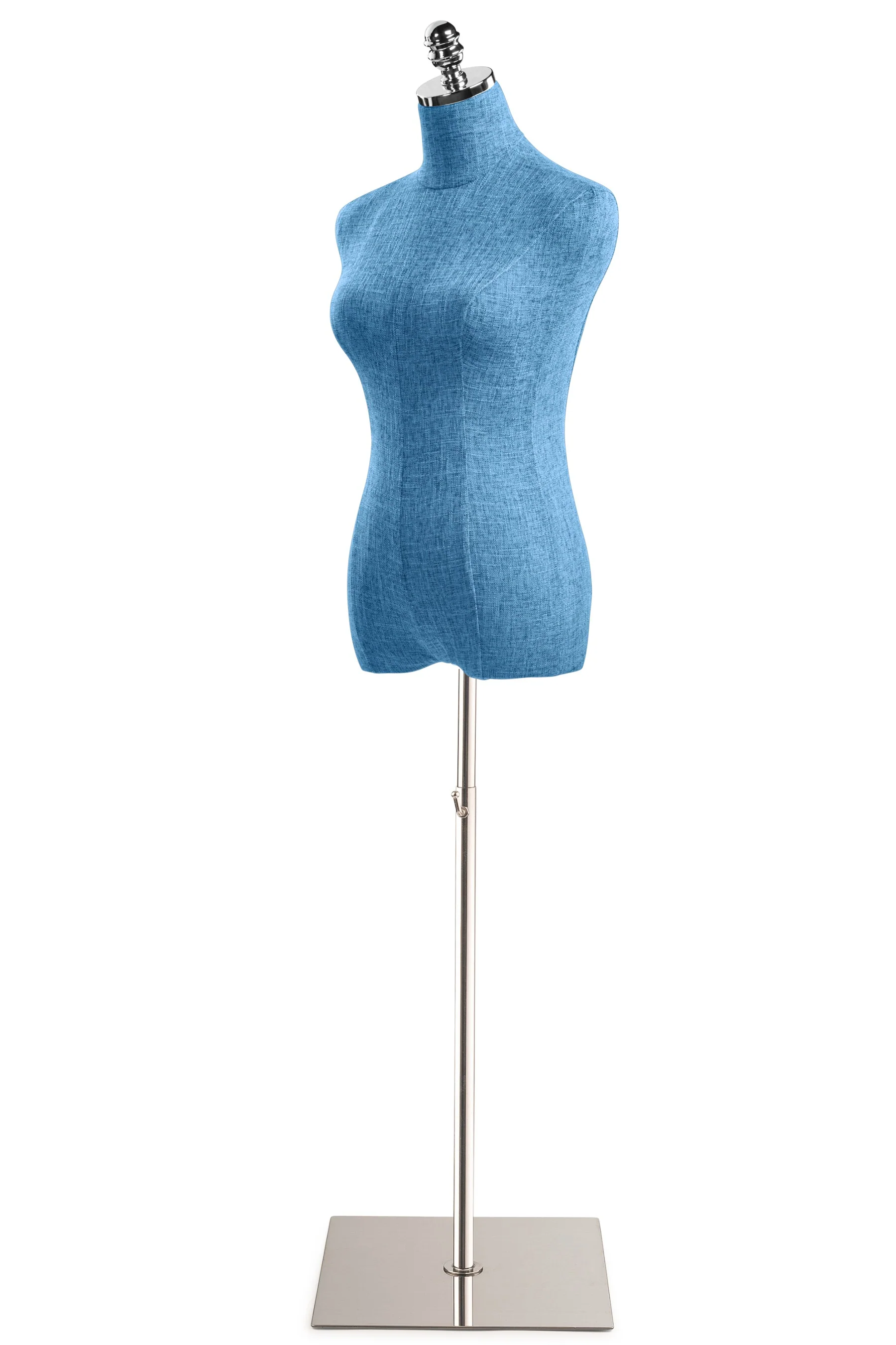 Female Display Dress Form on Metal Flat Base - Image 136
