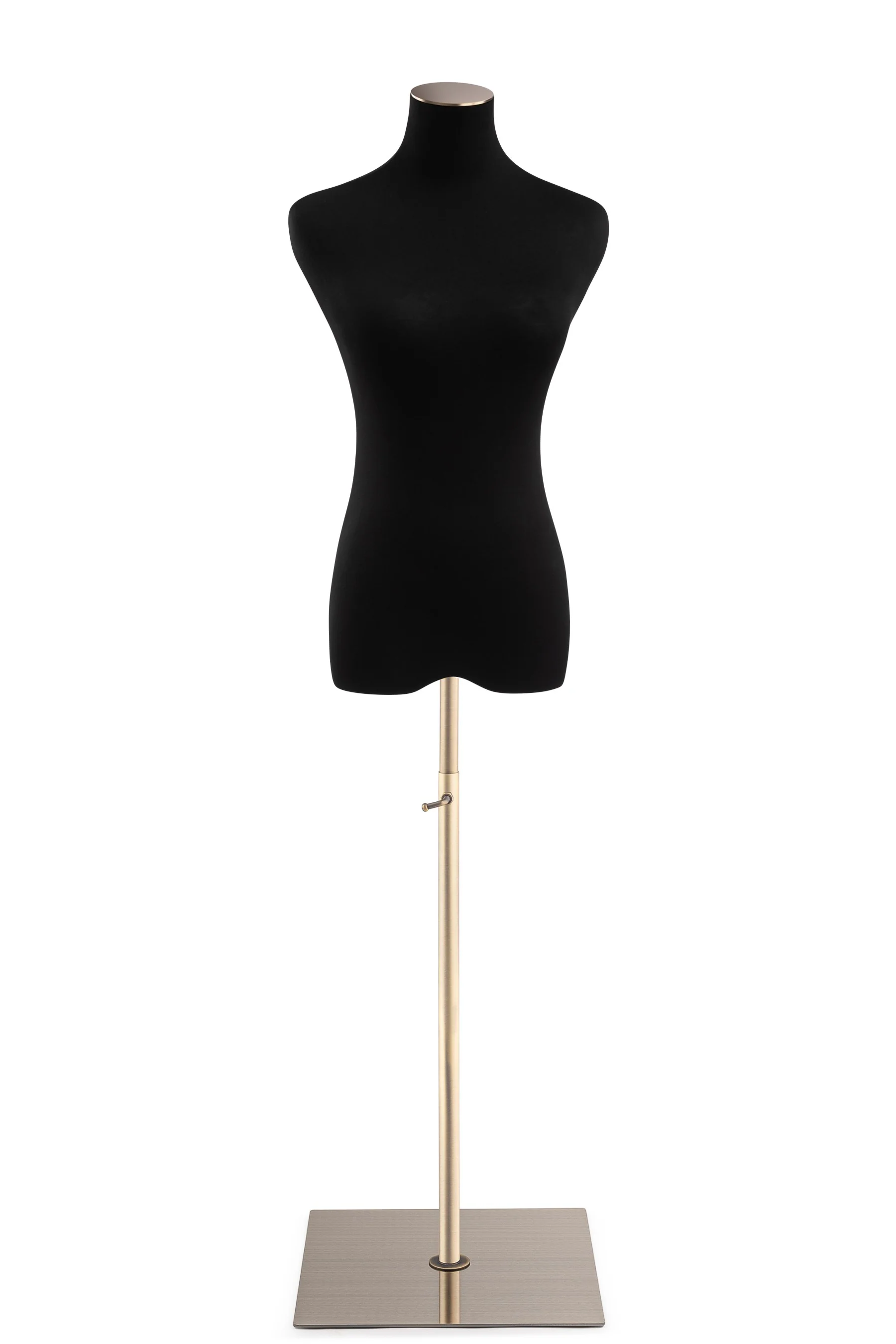 Female Display Dress Form on Metal Flat Base - Image 150