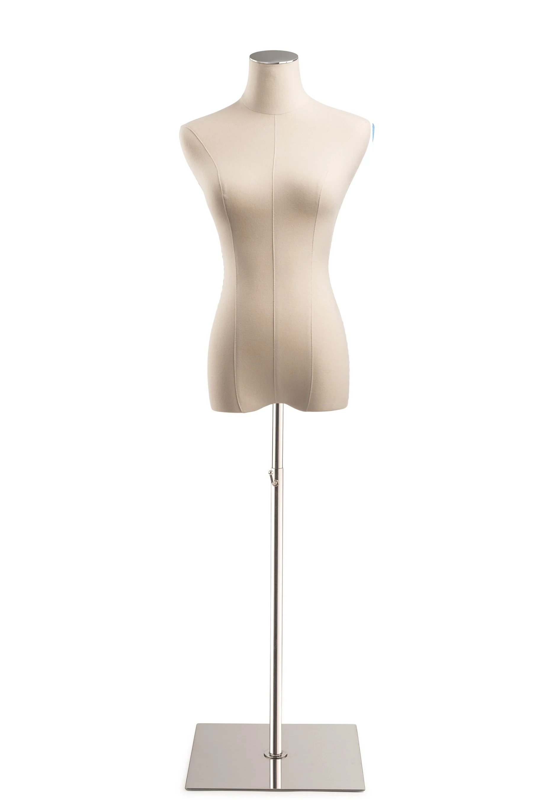 Female Display Dress Form on Metal Flat Base - Image 18