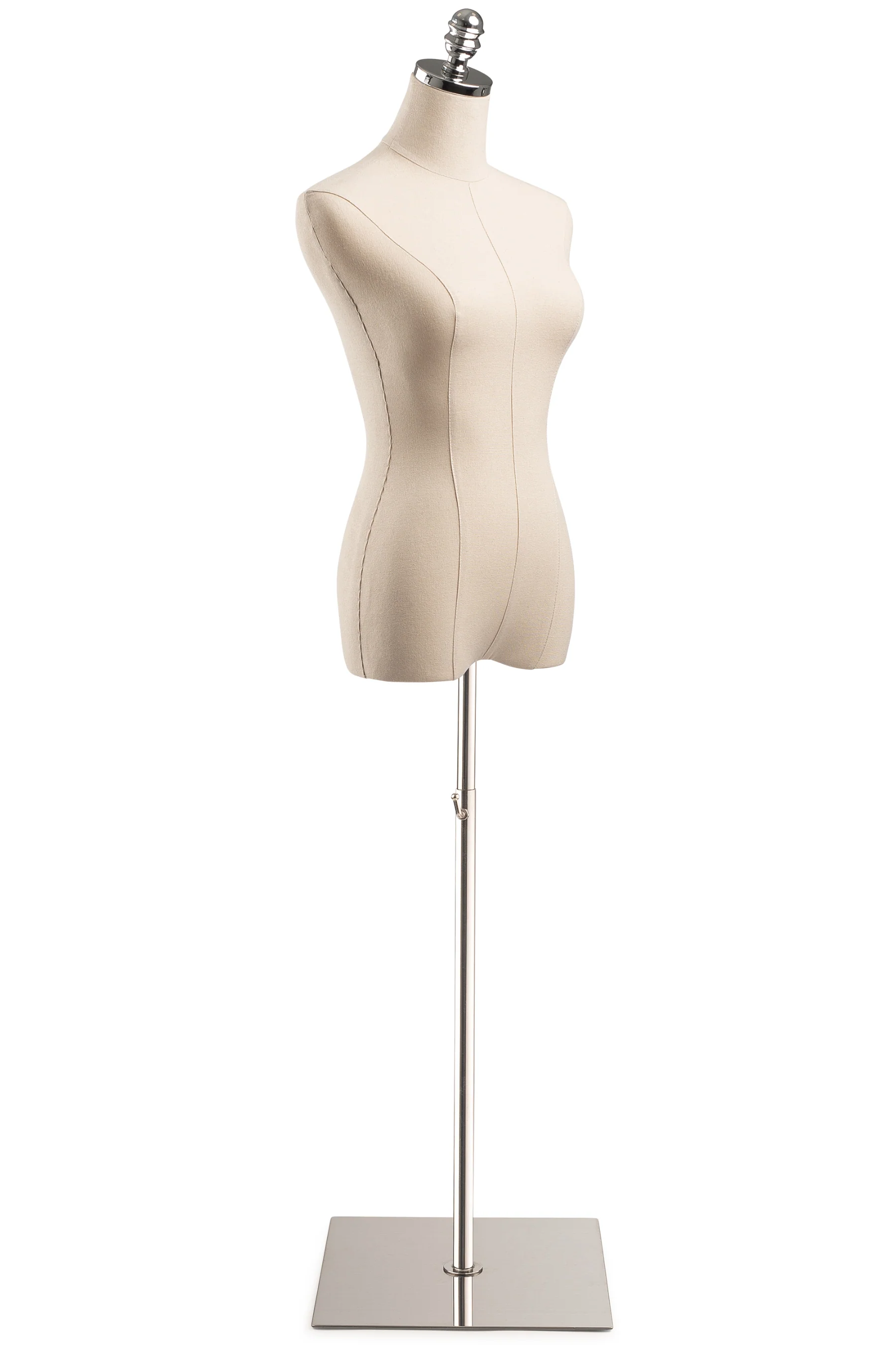 Female Display Dress Form on Metal Flat Base - Image 20