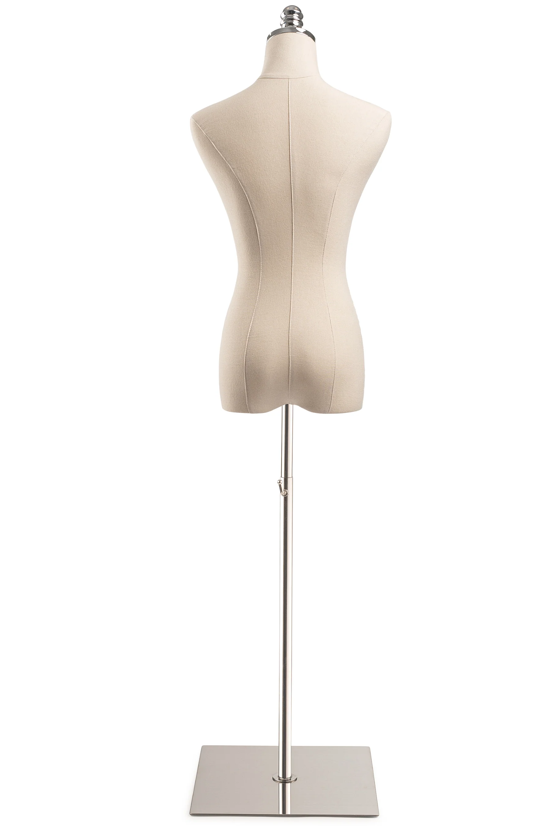 Female Display Dress Form on Metal Flat Base - Image 23