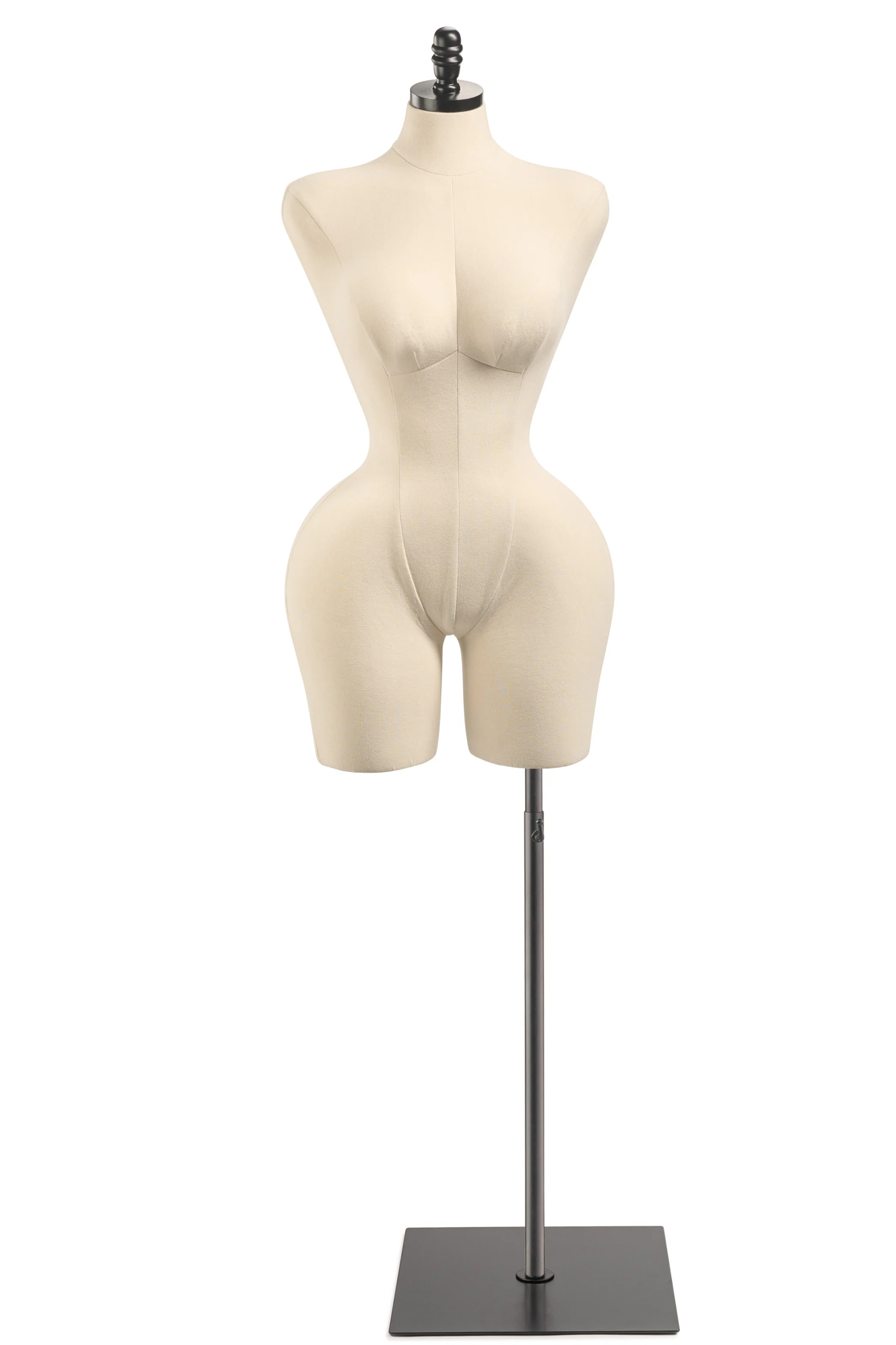 Female Display Dress Form on Metal Flat Base - Image 26
