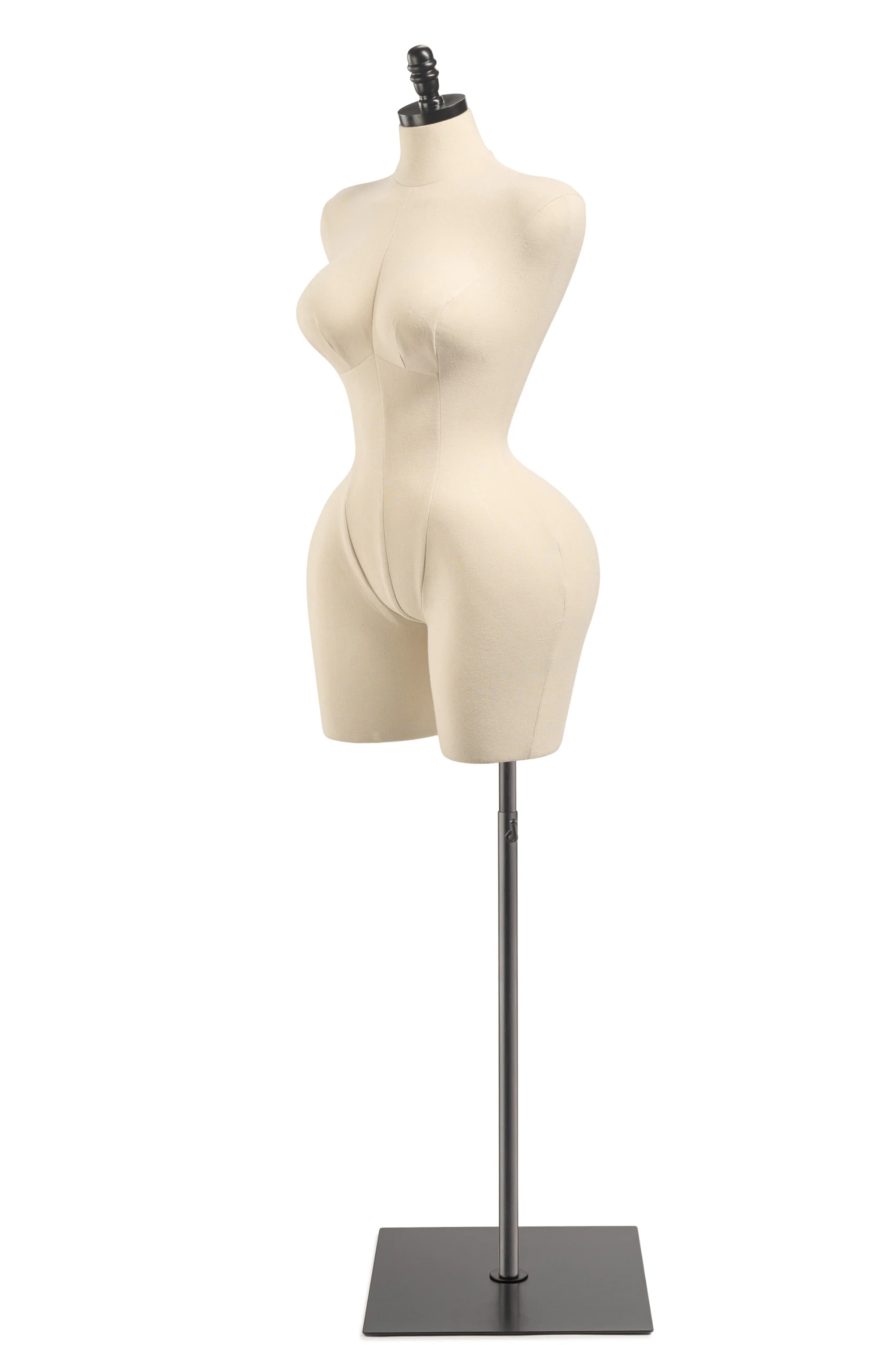Female Display Dress Form on Metal Flat Base - Image 27