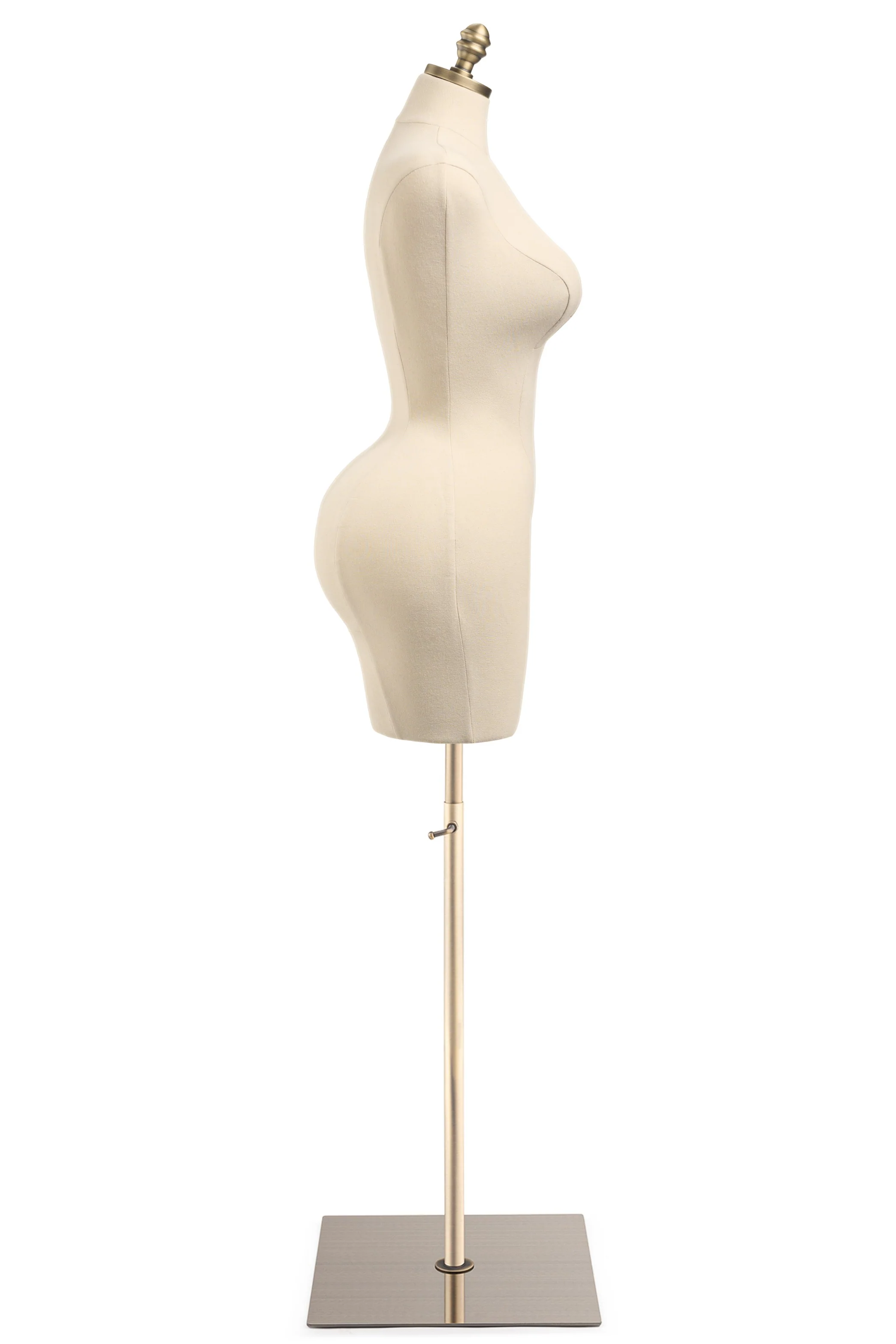 Female Display Dress Form on Metal Flat Base - Image 32