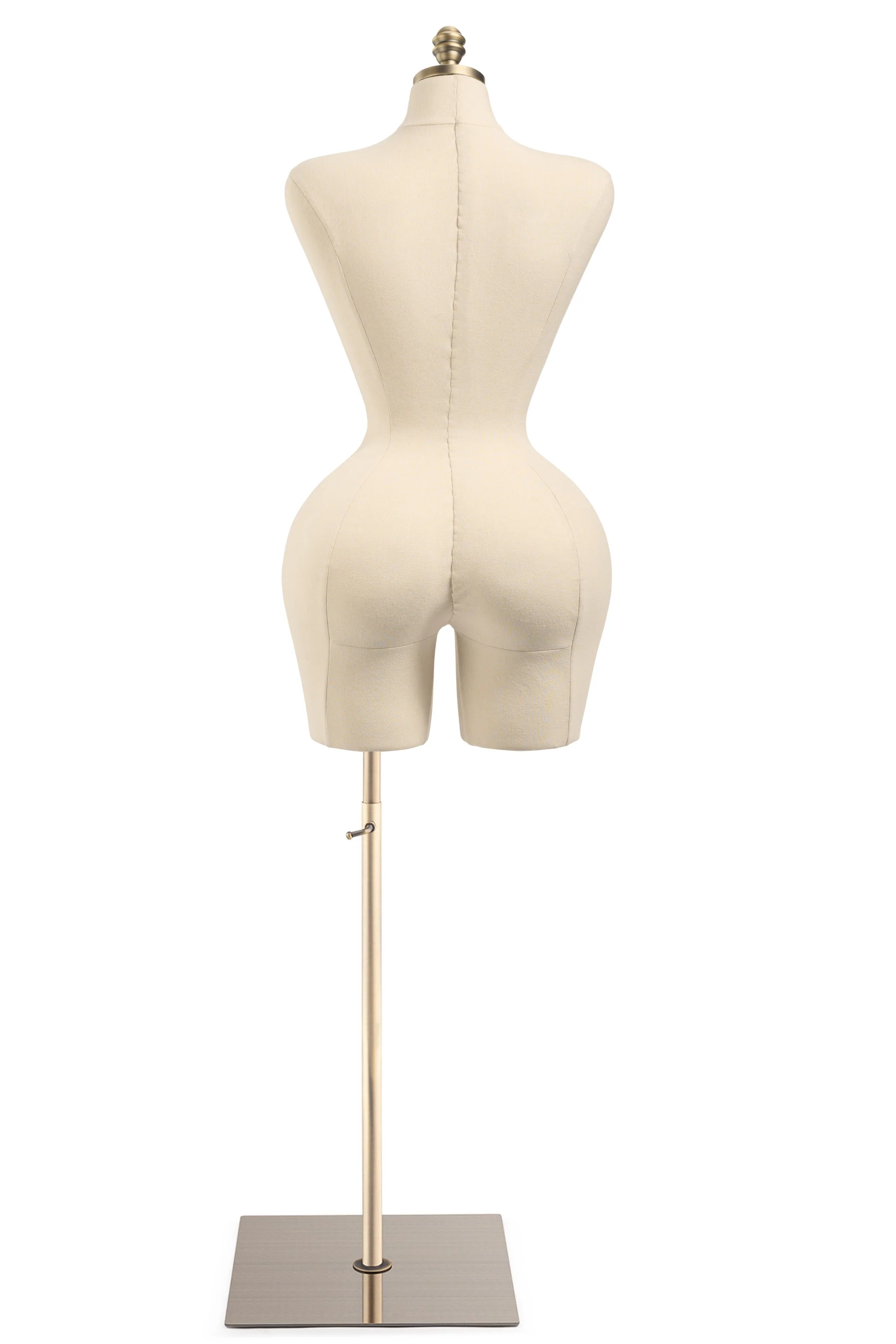 Female Display Dress Form on Metal Flat Base - Image 33