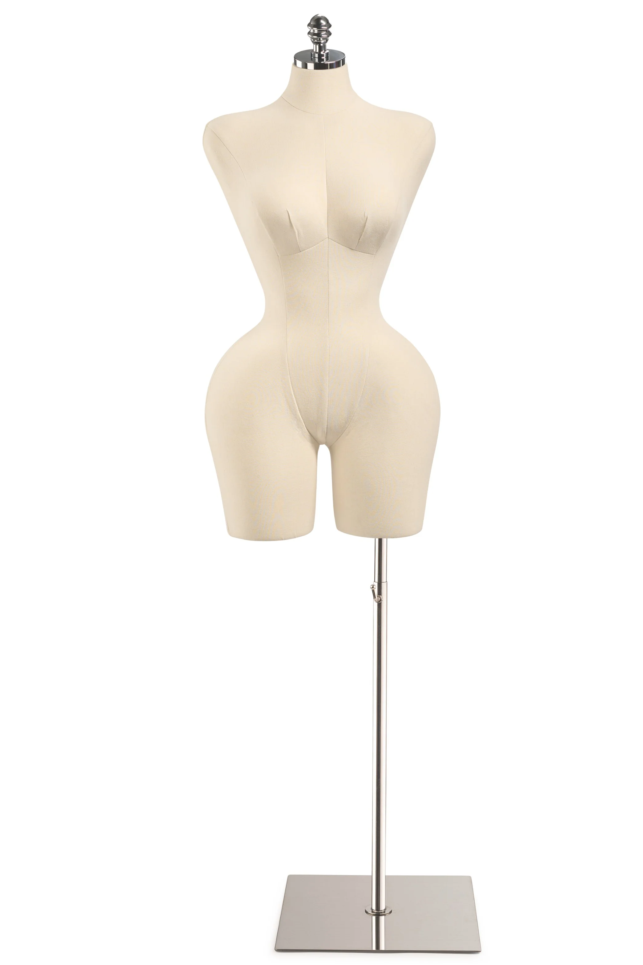 Female Display Dress Form on Metal Flat Base - Image 34