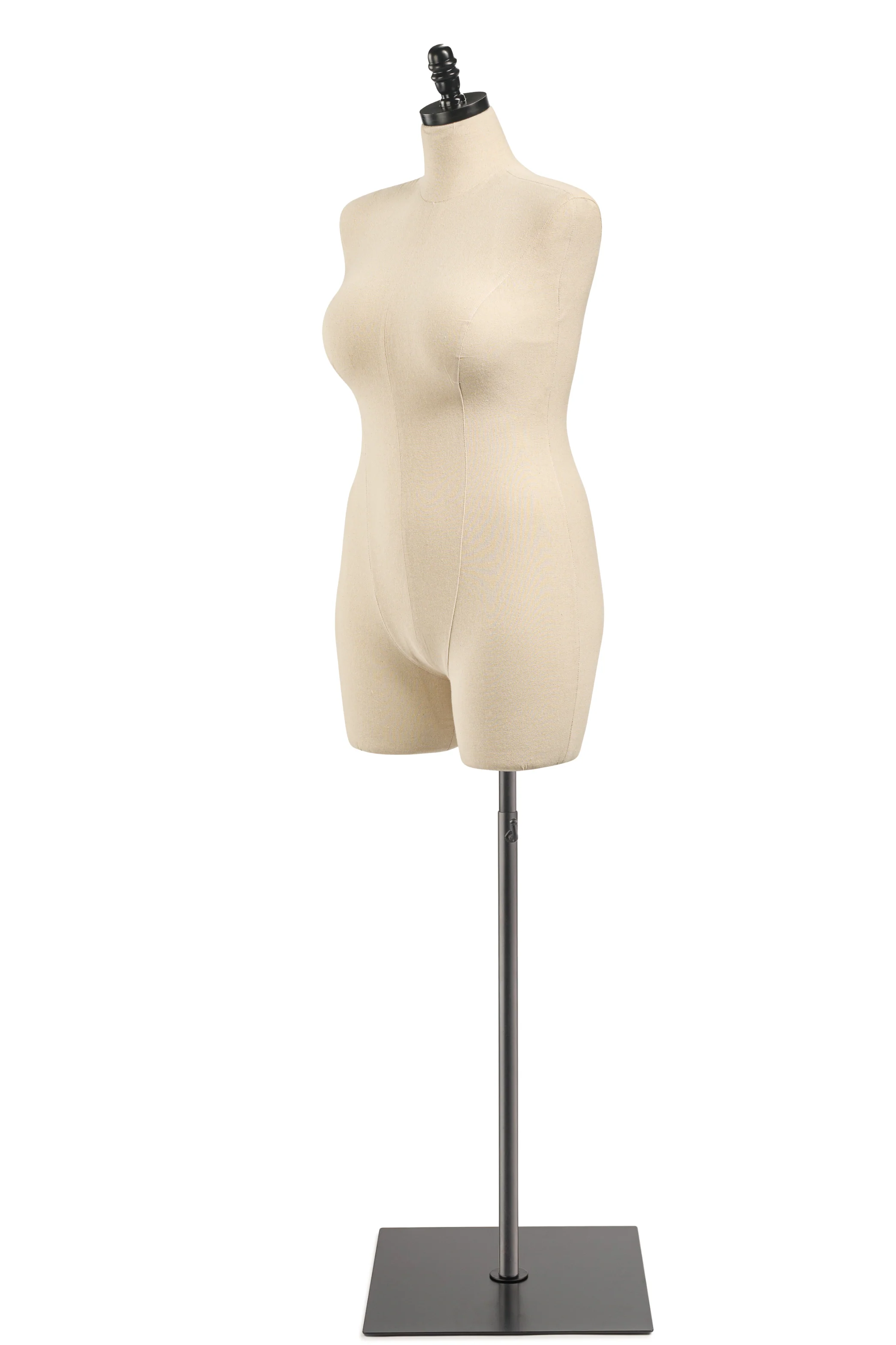 Female Display Dress Form on Metal Flat Base - Image 40