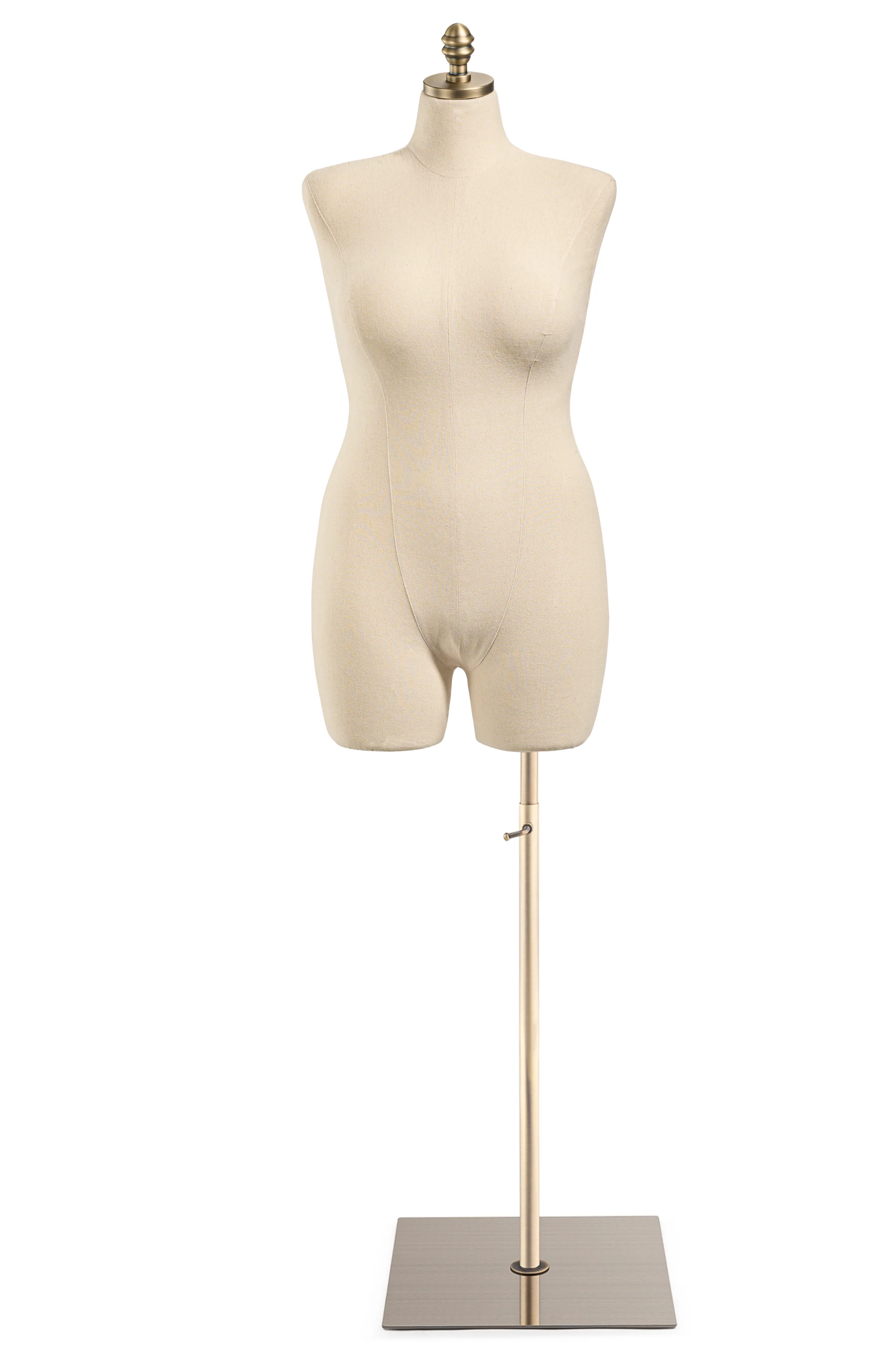Female Display Dress Form on Metal Flat Base - Image 42