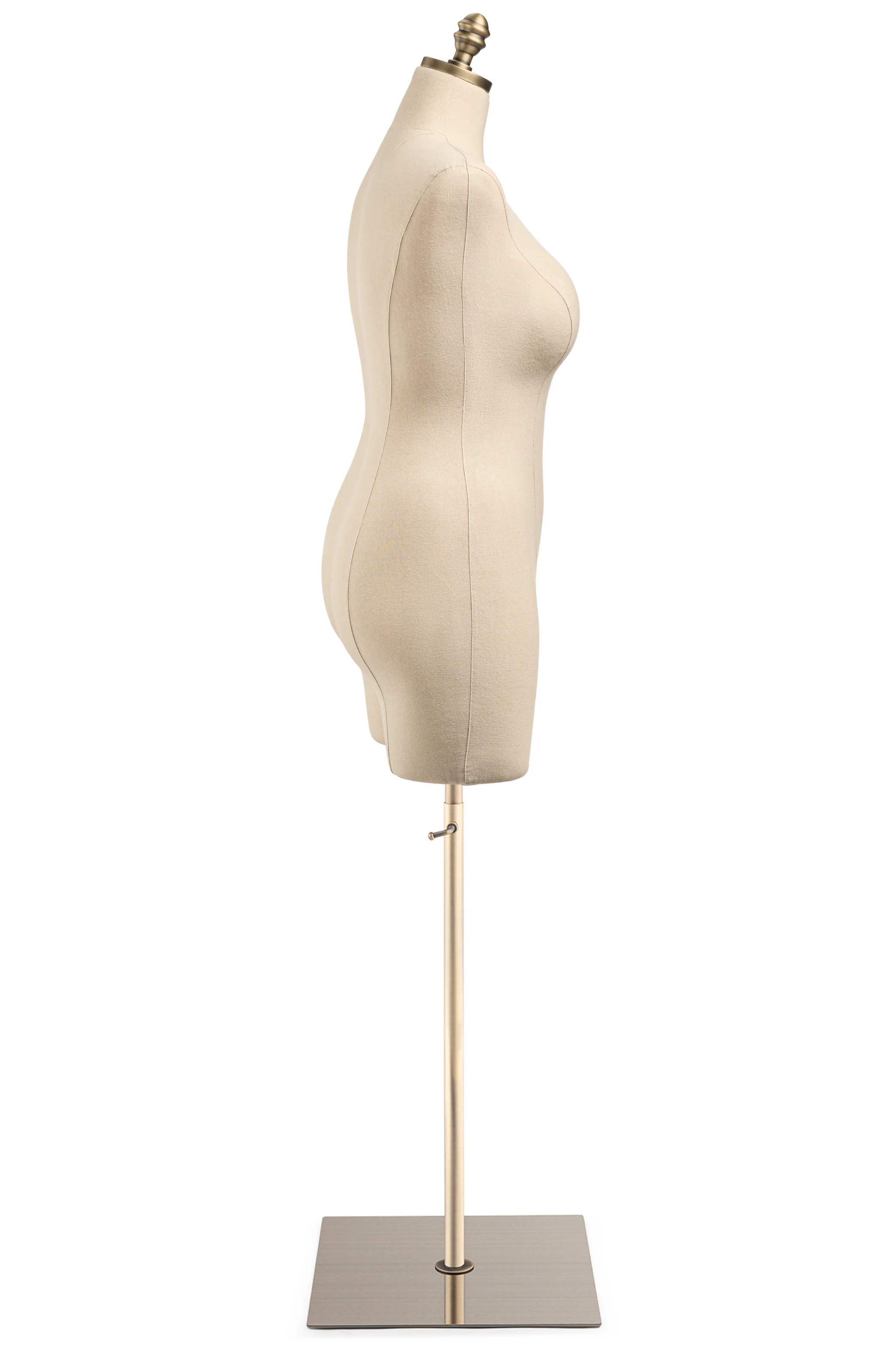 Female Display Dress Form on Metal Flat Base - Image 44
