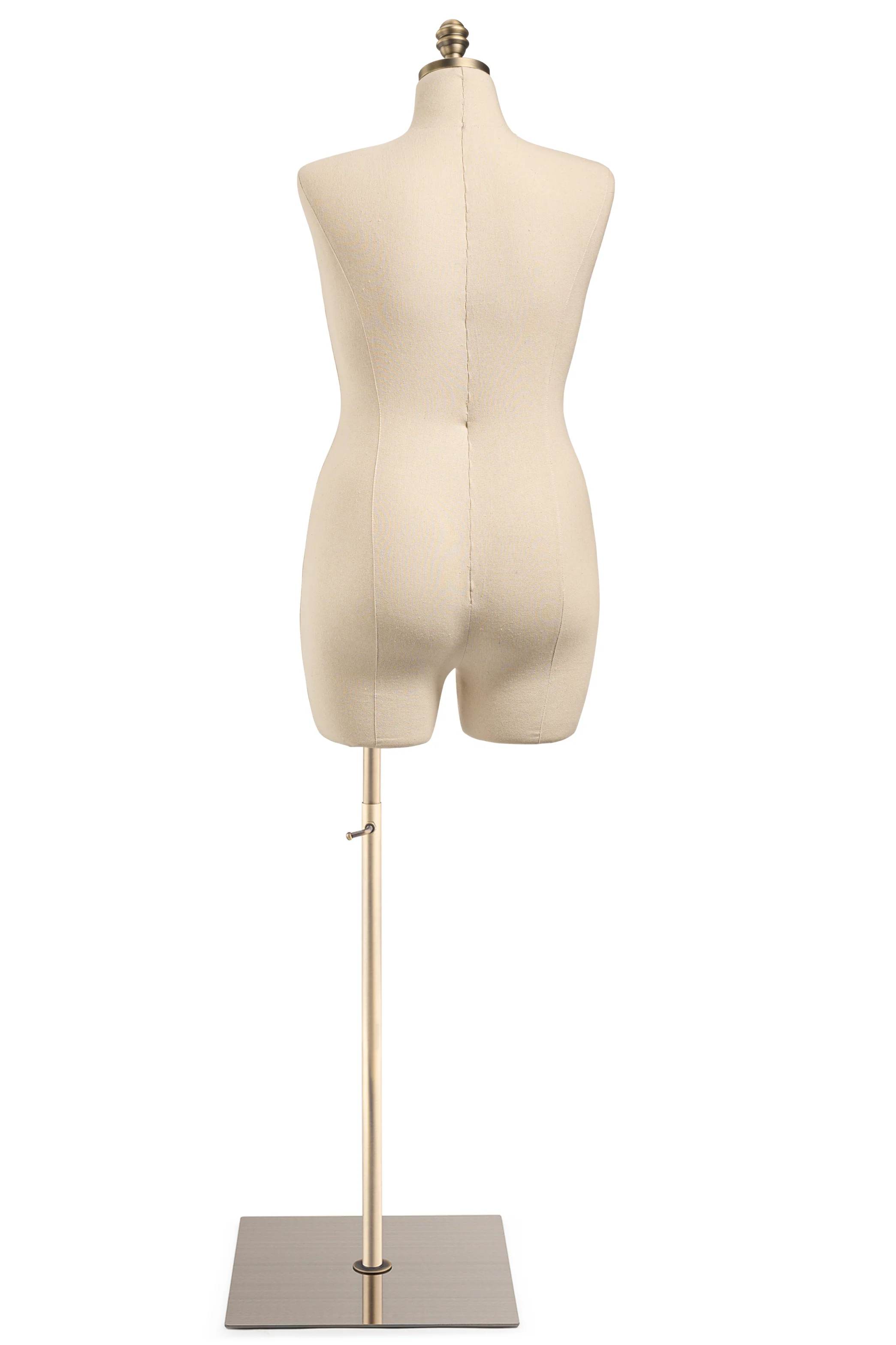 Female Display Dress Form on Metal Flat Base - Image 45