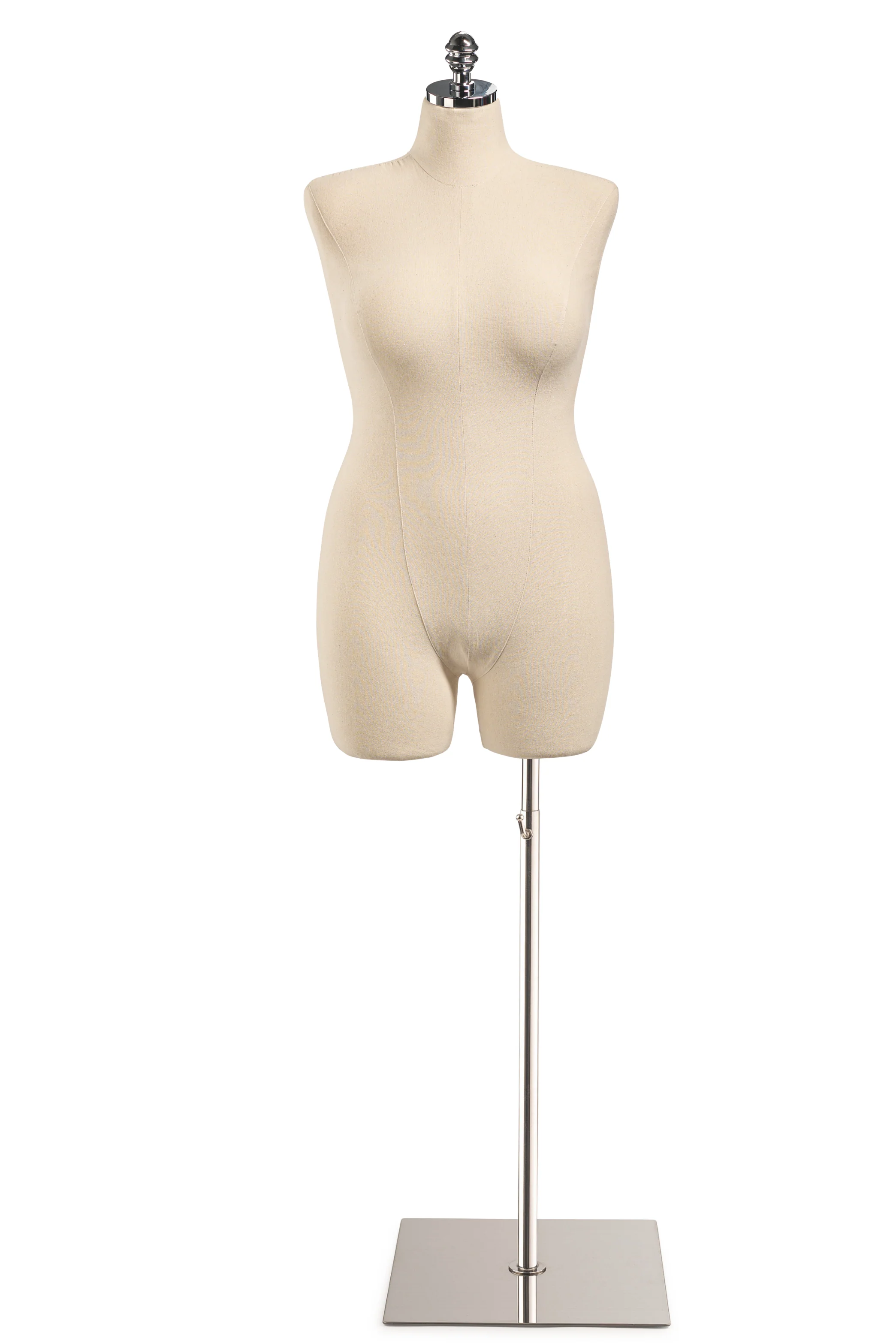 Female Display Dress Form on Metal Flat Base - Image 46