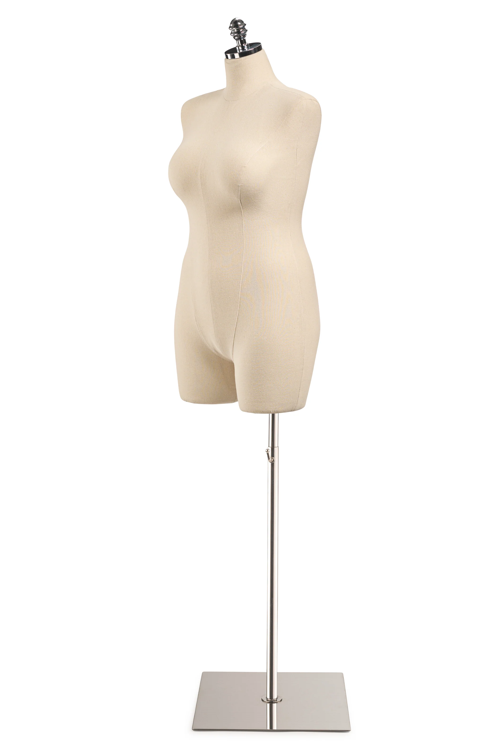 Female Display Dress Form on Metal Flat Base - Image 47