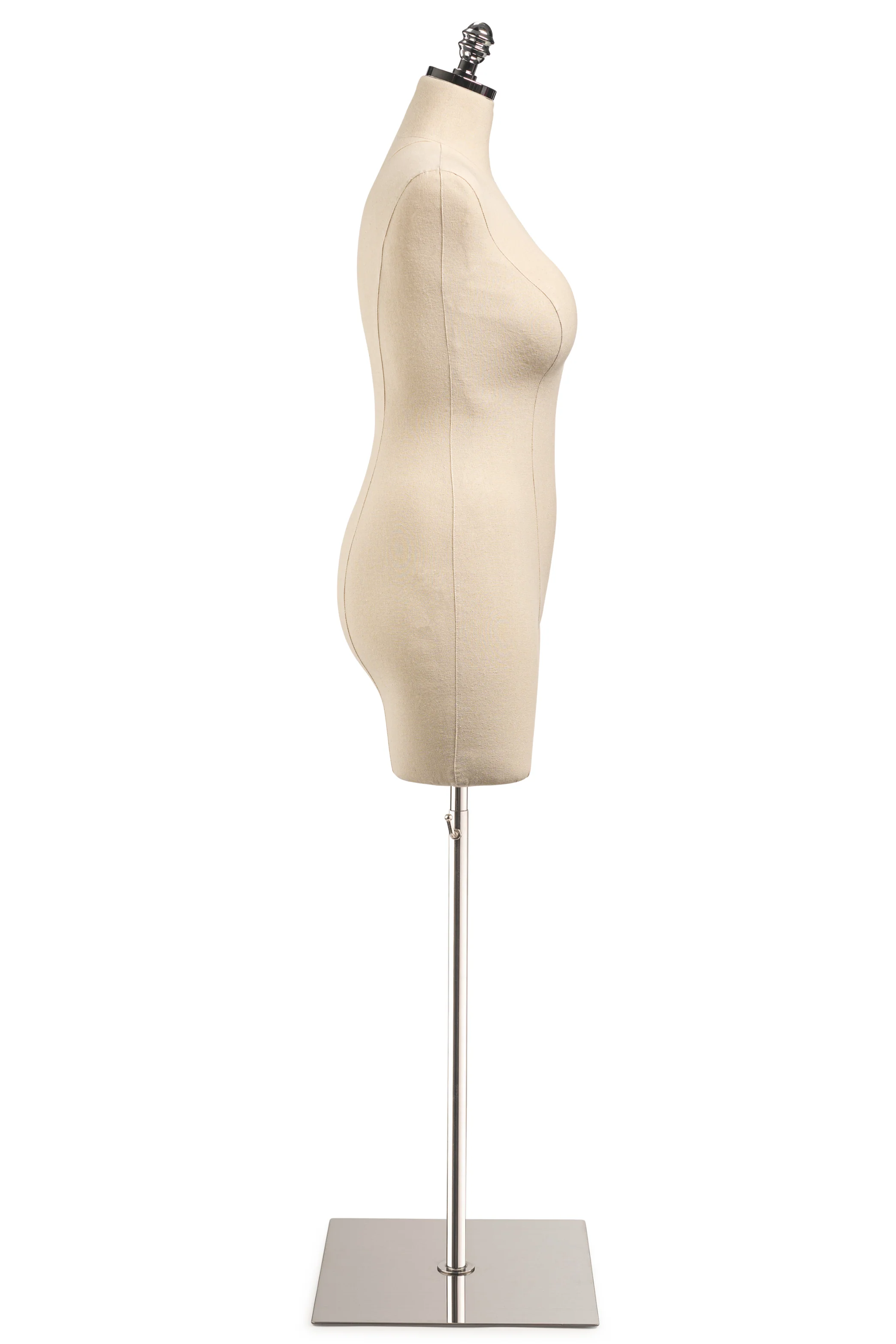 Female Display Dress Form on Metal Flat Base - Image 48
