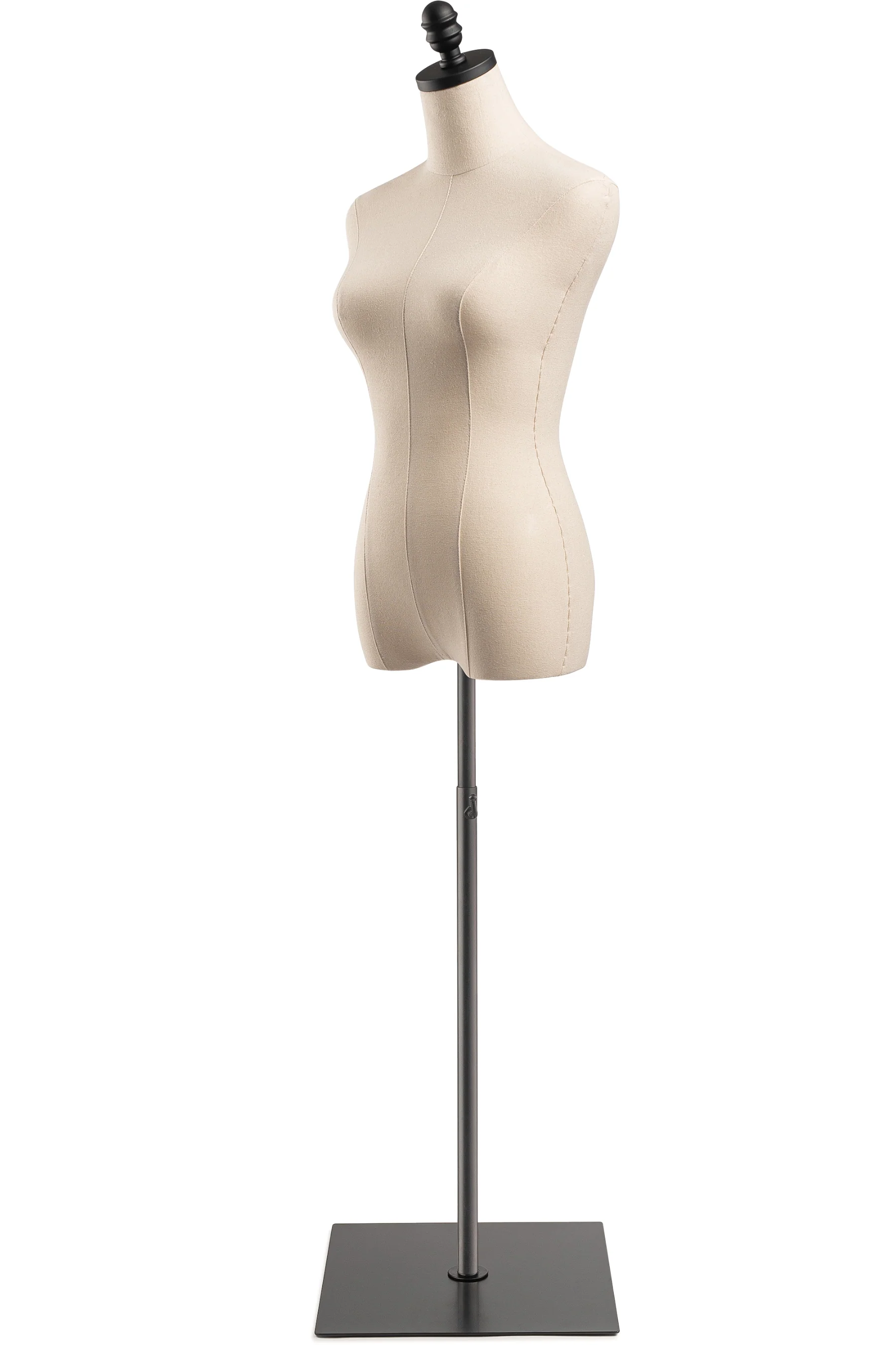 Female Display Dress Form on Metal Flat Base - Image 5