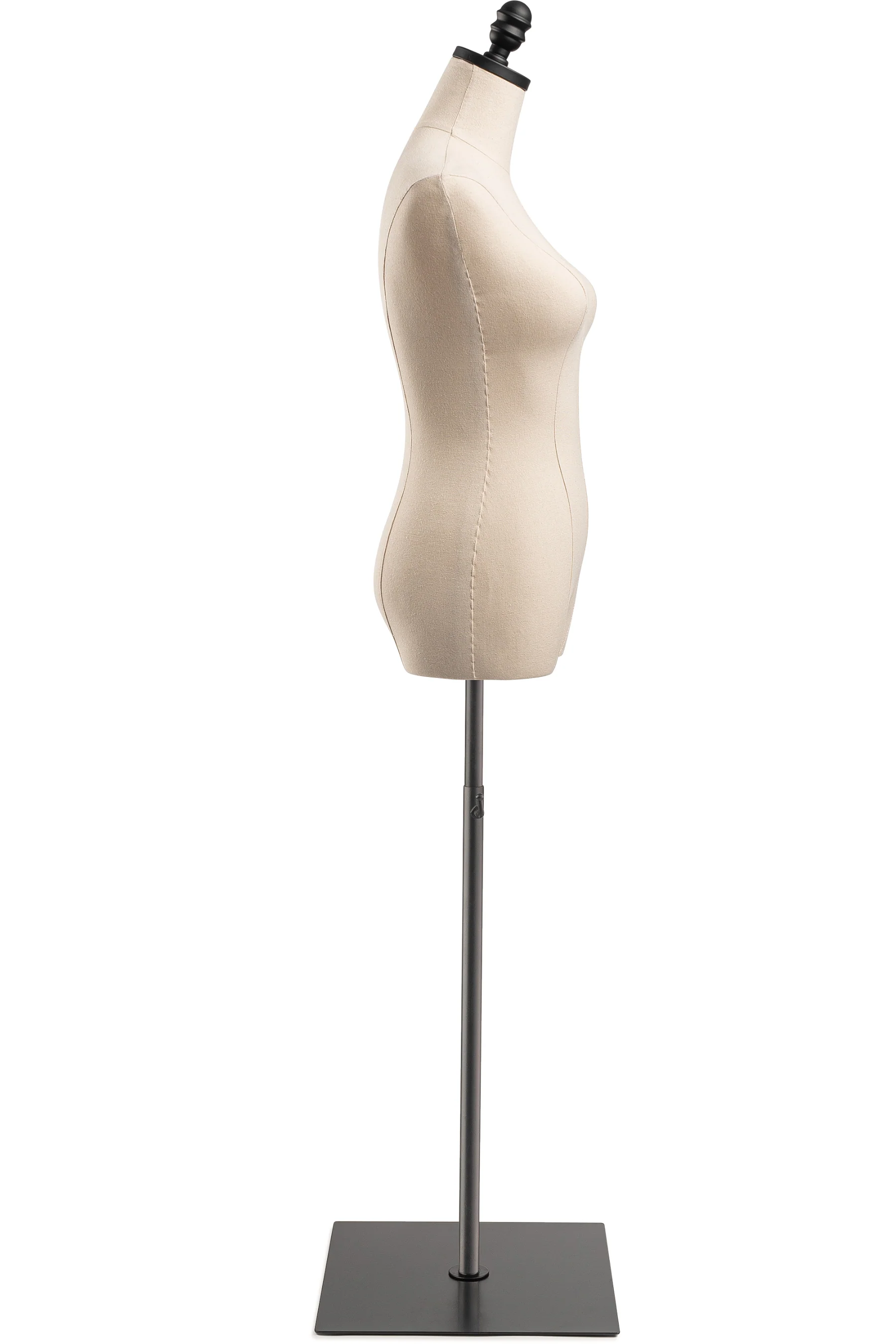 Female Display Dress Form on Metal Flat Base - Image 6