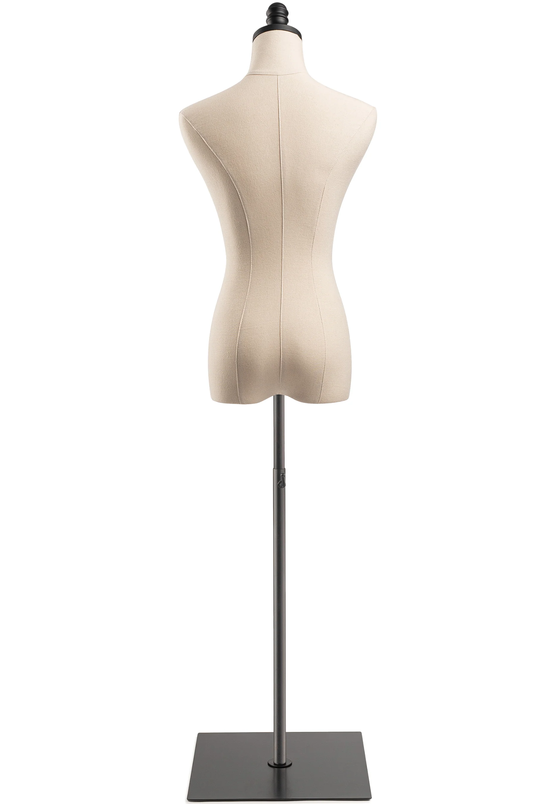 Female Display Dress Form on Metal Flat Base - Image 7
