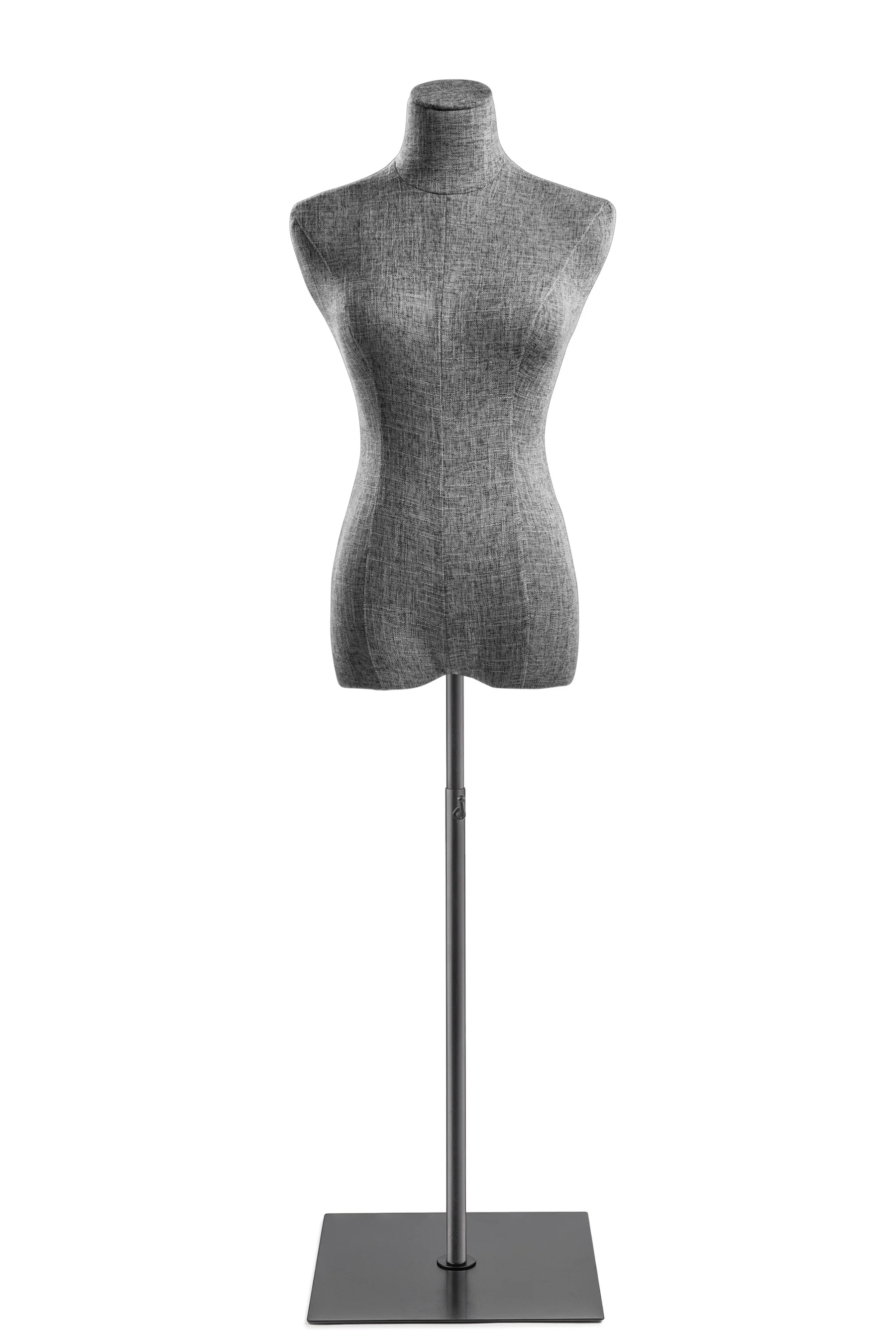 Female Display Dress Form on Metal Flat Base - Image 75