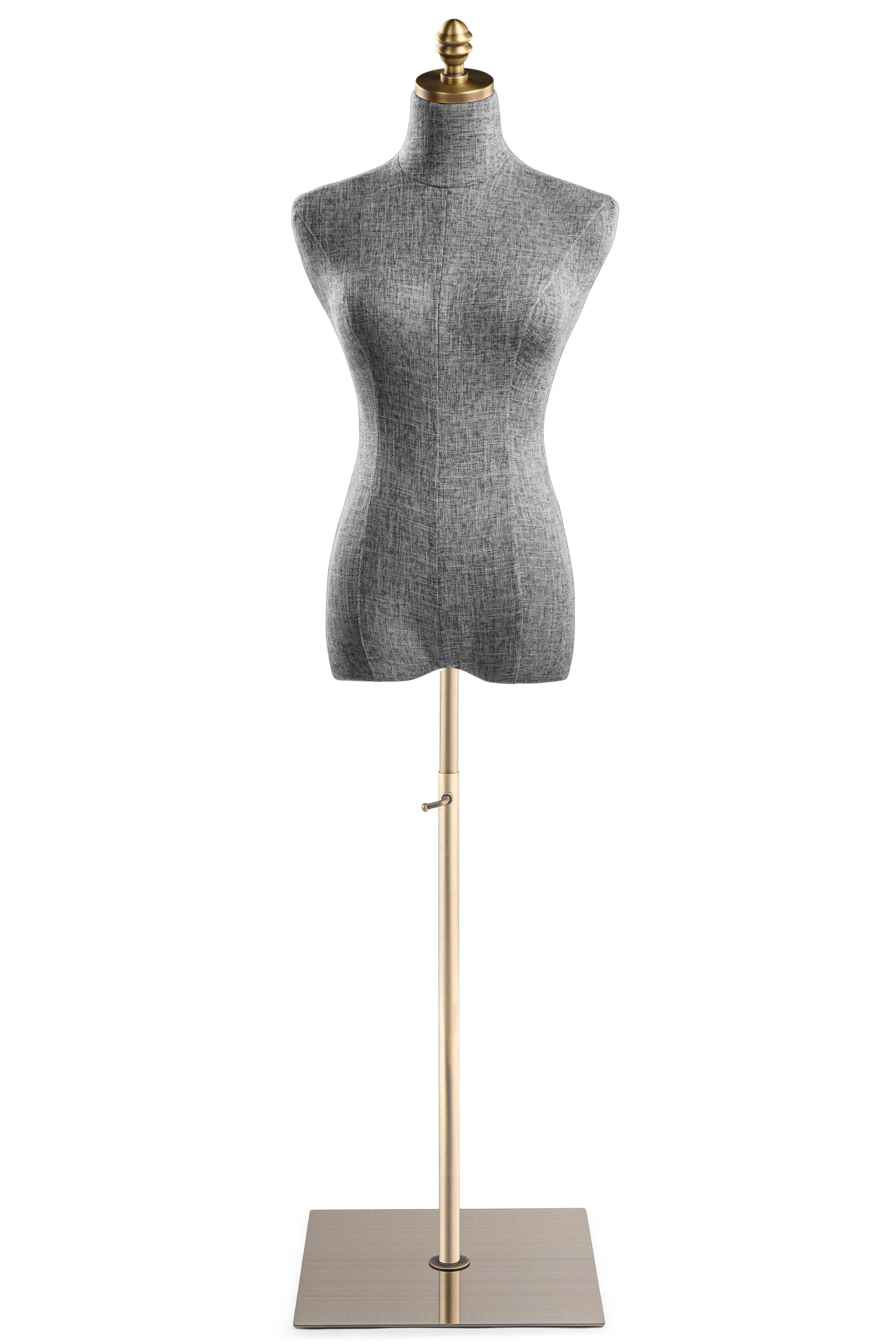 Female Display Dress Form on Metal Flat Base - Image 81