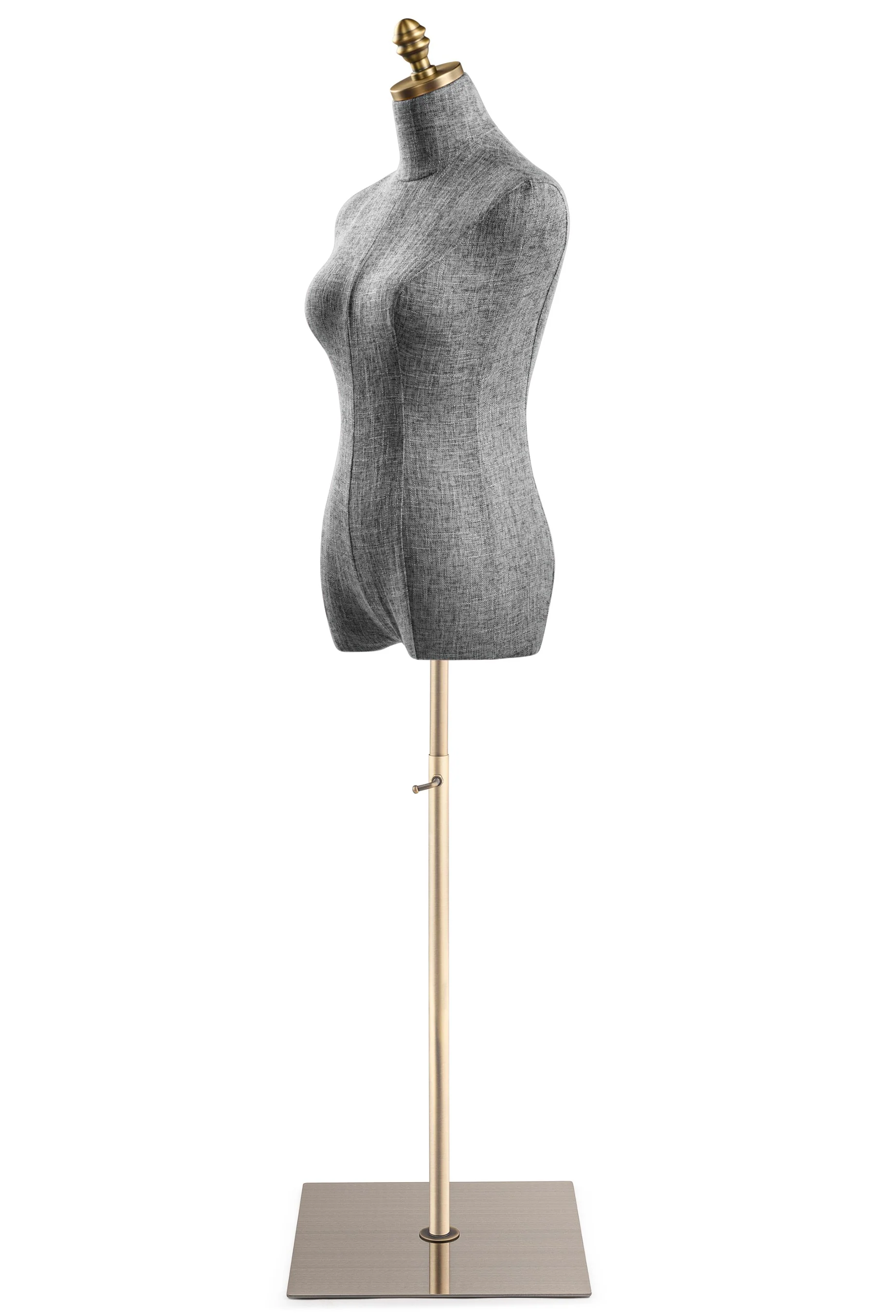 Female Display Dress Form on Metal Flat Base - Image 84