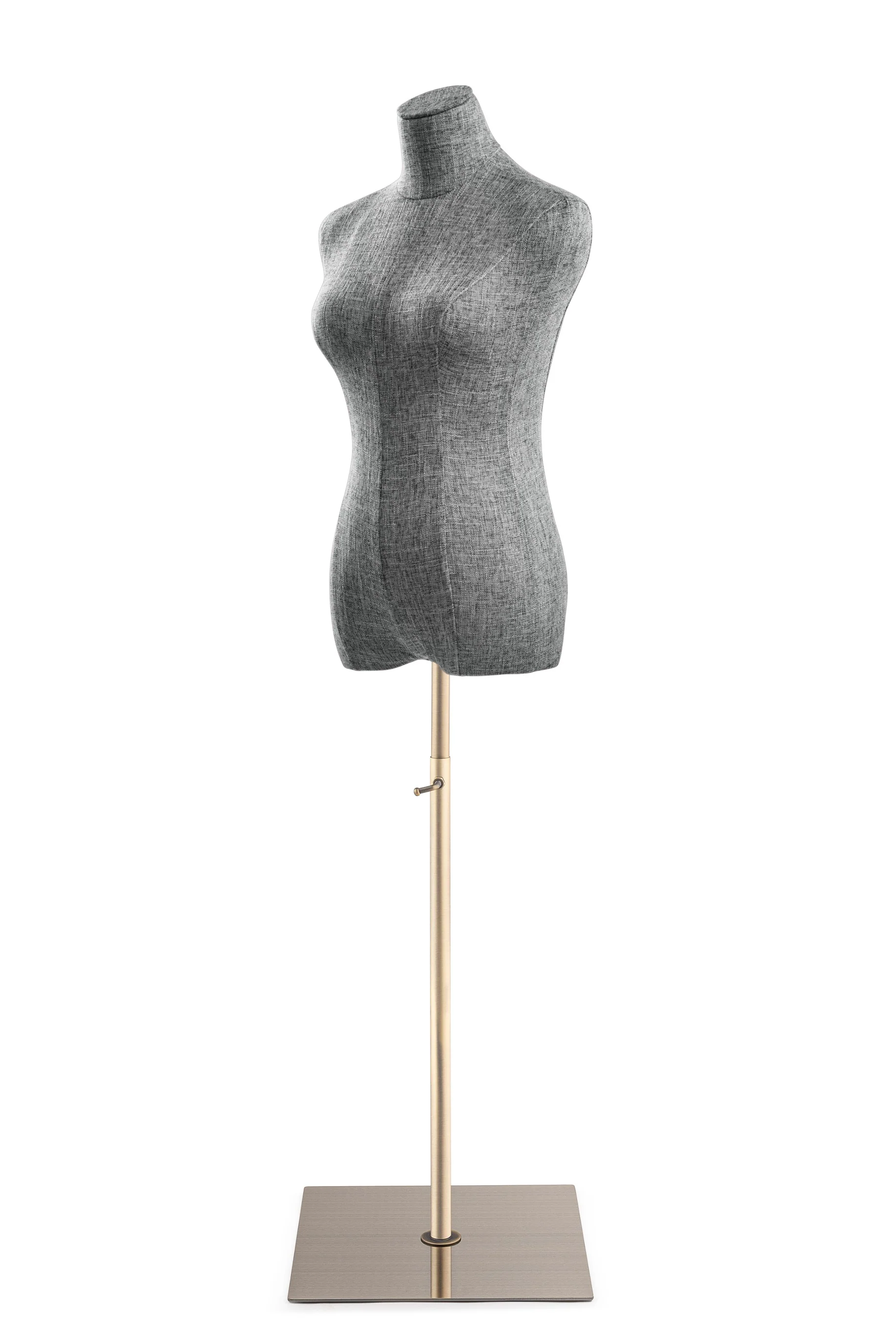 Female Display Dress Form on Metal Flat Base - Image 85
