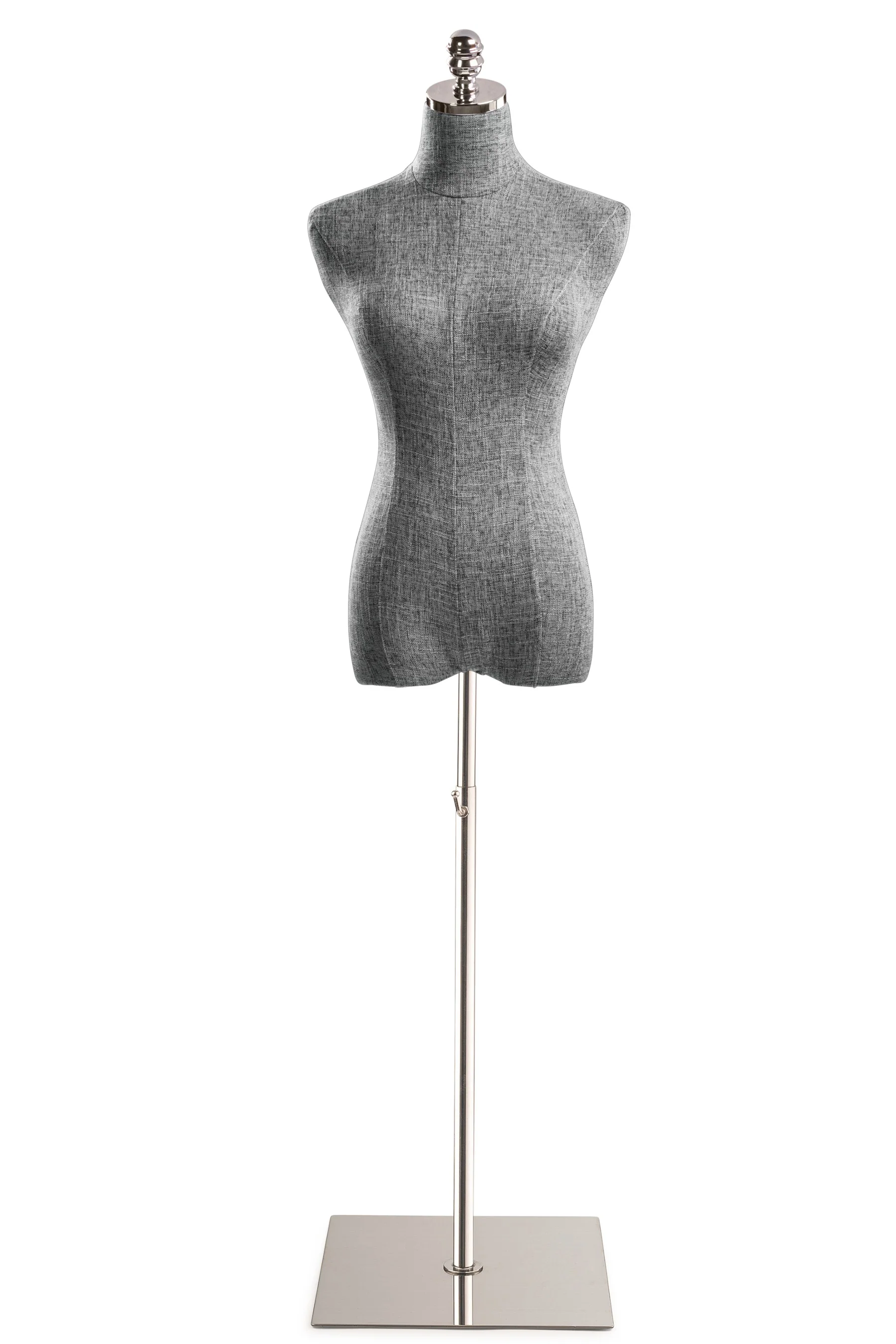 Female Display Dress Form on Metal Flat Base - Image 87