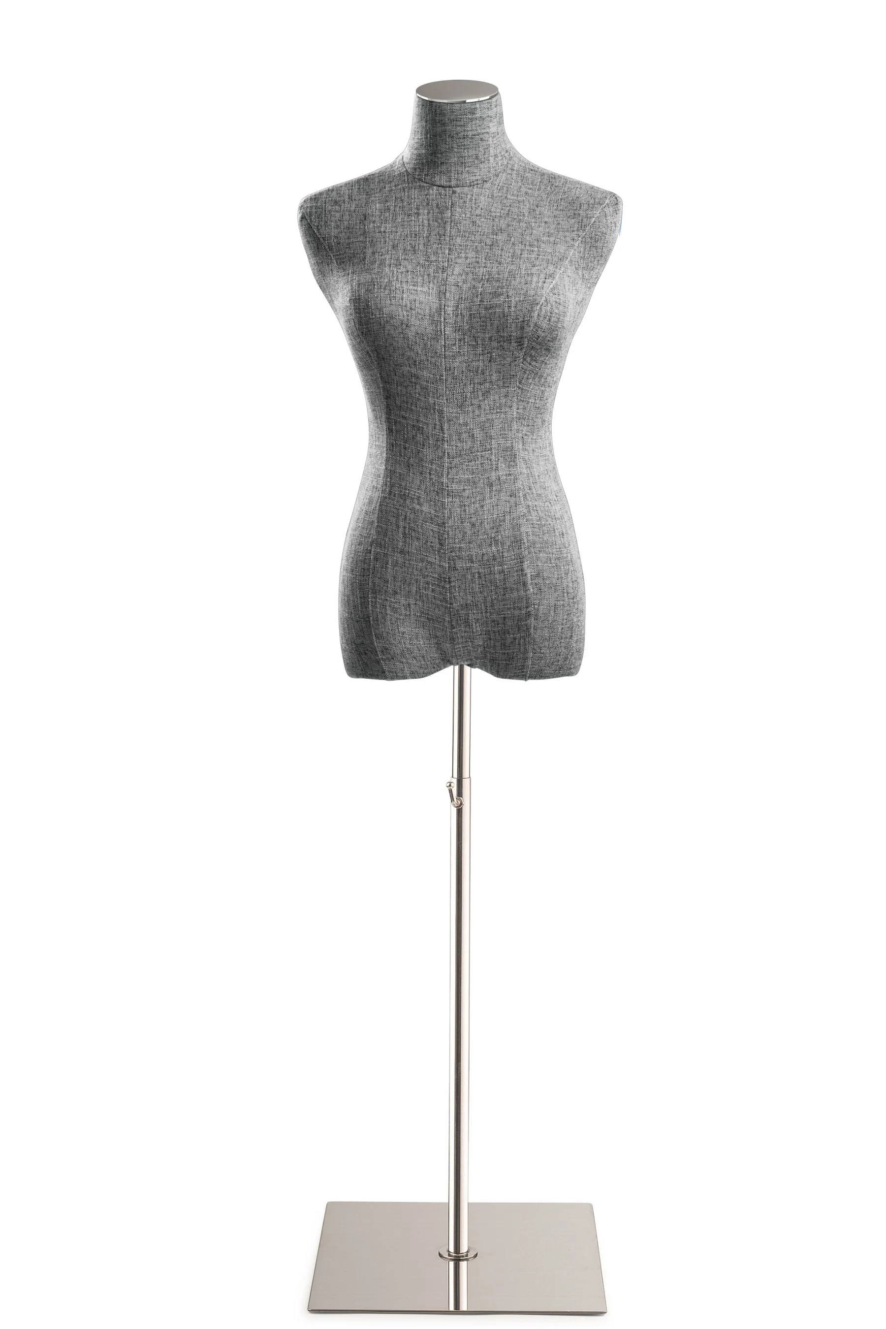 Female Display Dress Form on Metal Flat Base - Image 88