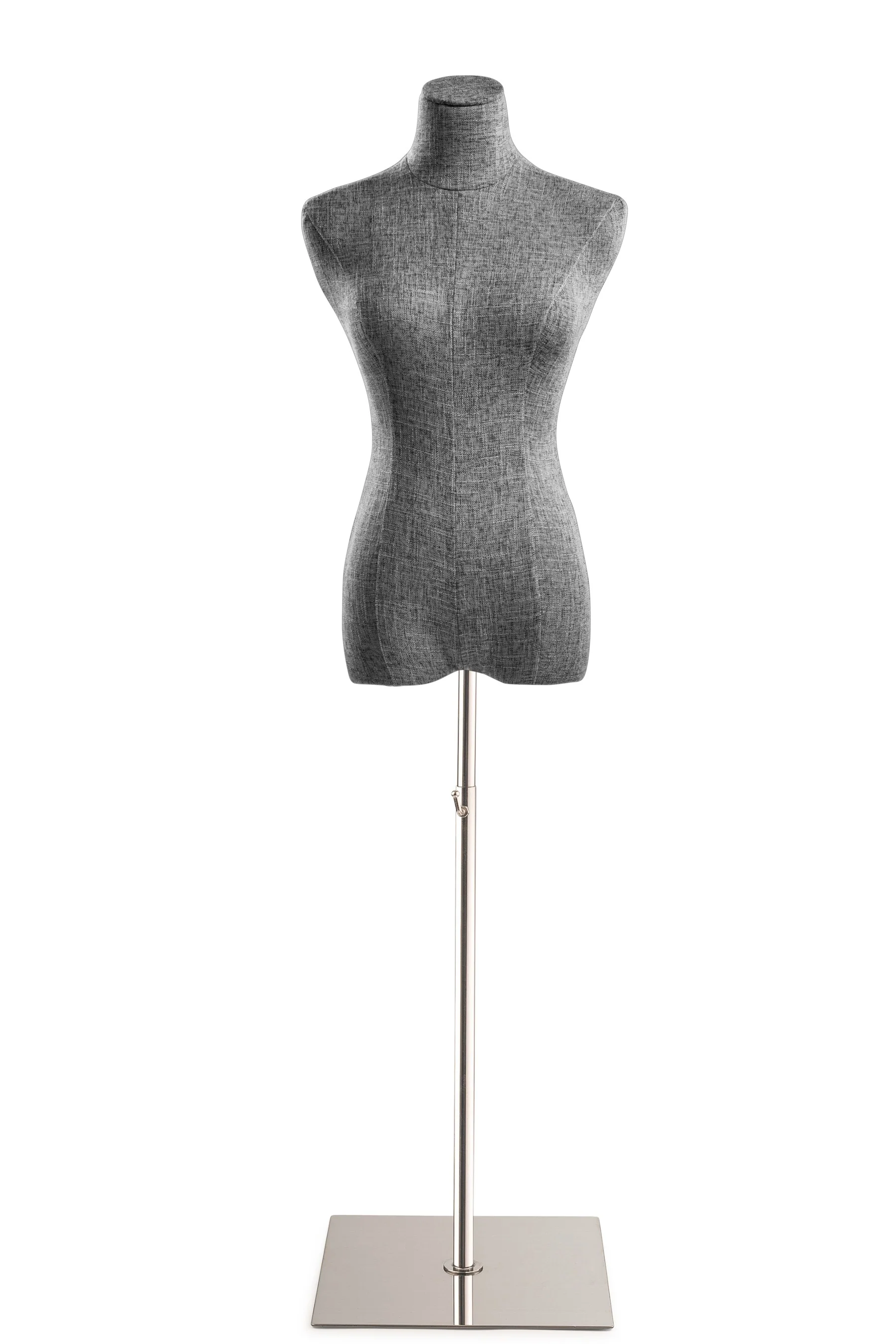Female Display Dress Form on Metal Flat Base - Image 89