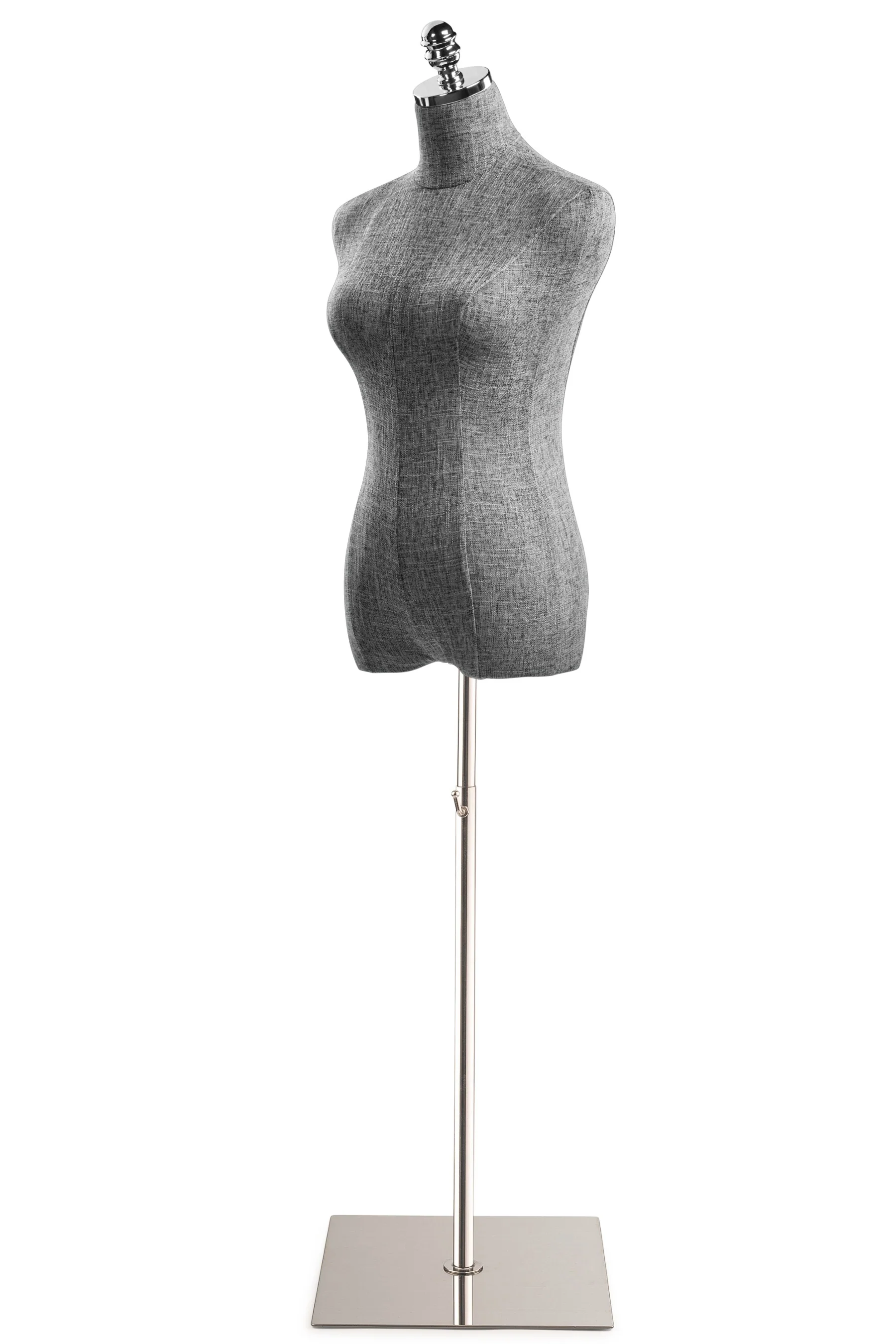 Female Display Dress Form on Metal Flat Base - Image 90