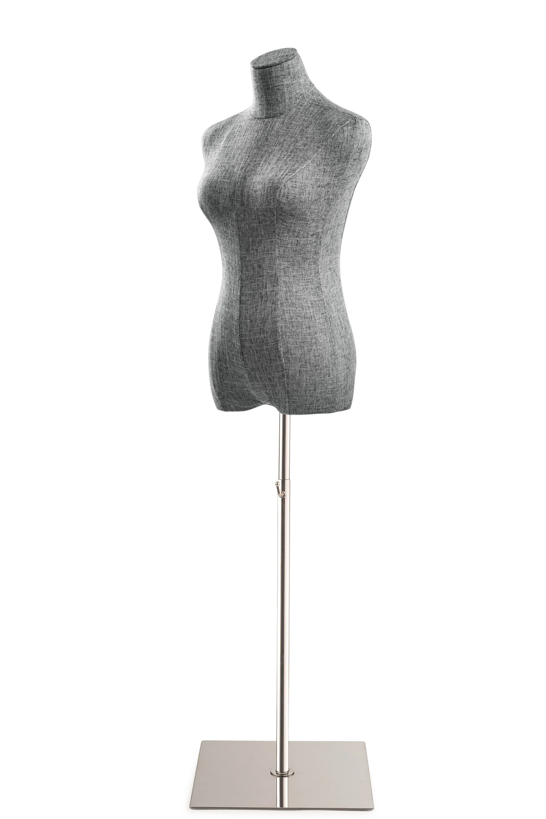Female Display Dress Form on Metal Flat Base - Image 91